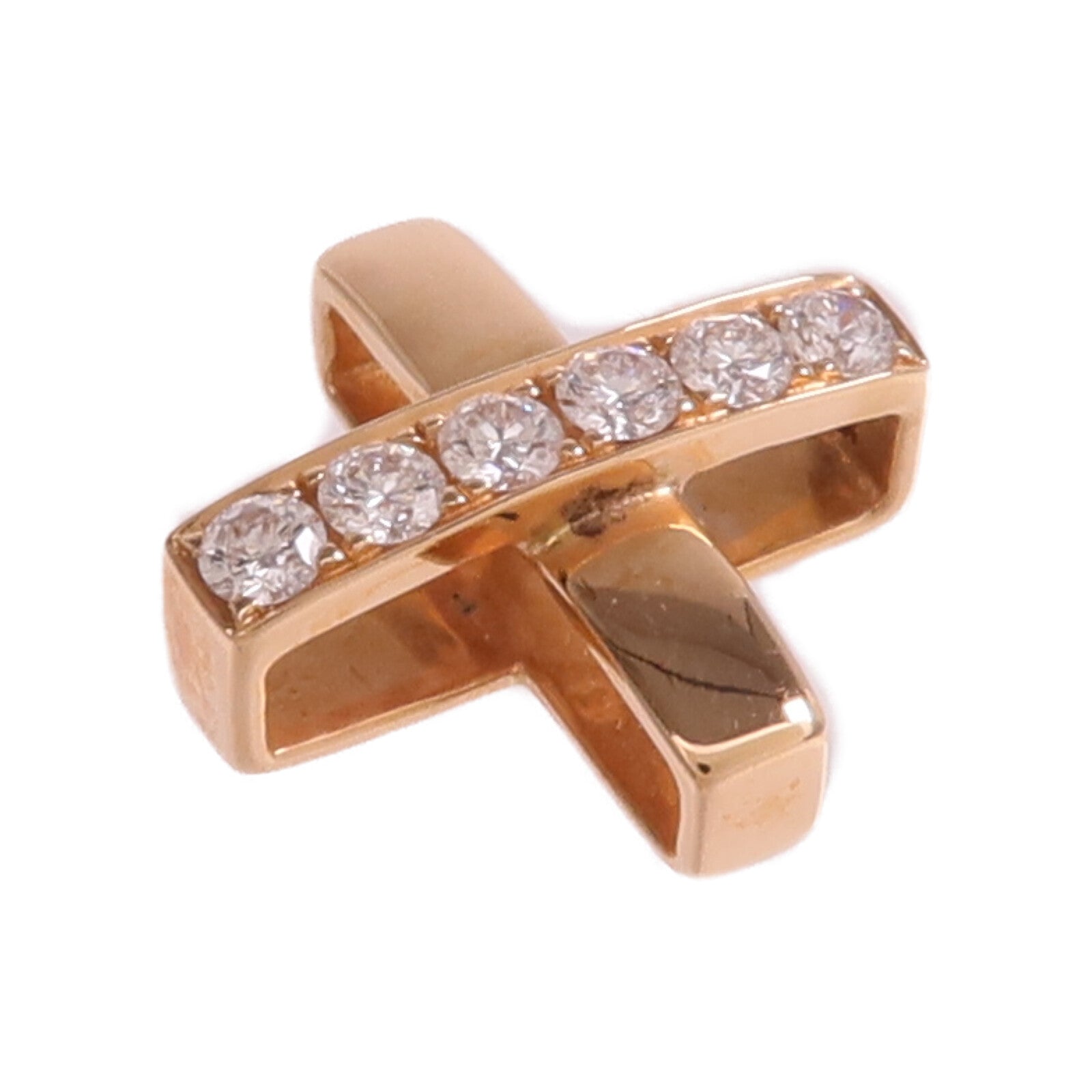 JEWELRY 【激減優惠】18K玫瑰金Diamond Pendant Top鑽石吊墜