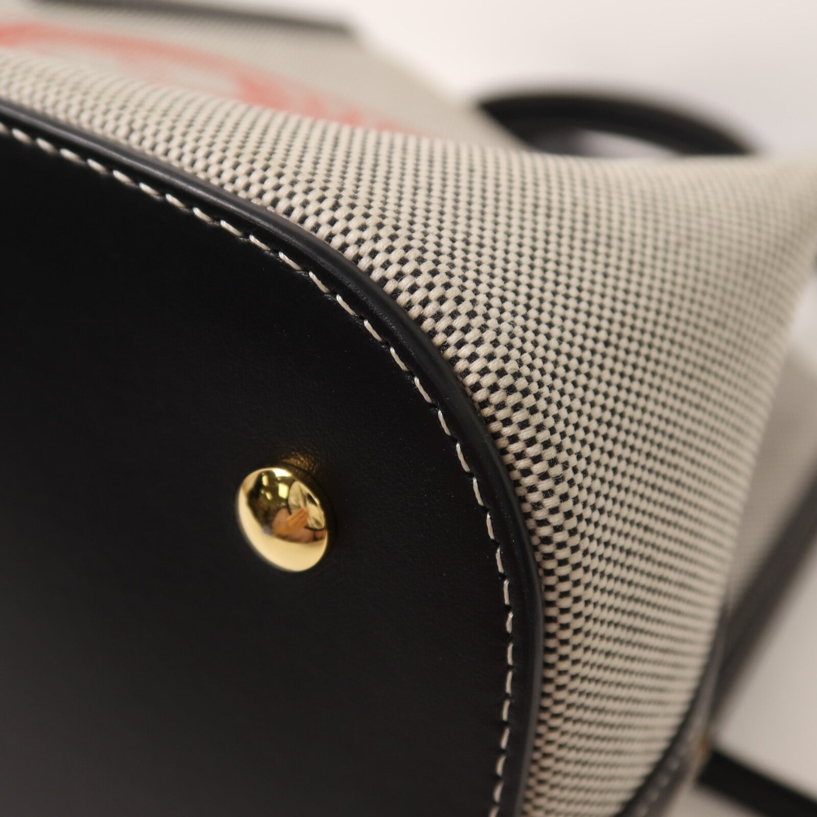 BURBERRY 帆布Small Peggy Bucket Bag手挽肩背兩用袋