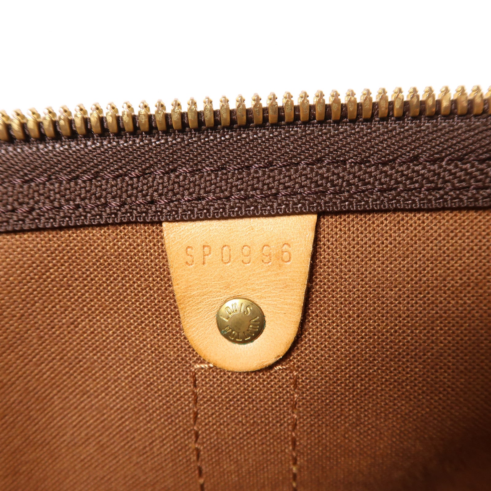 LOUIS VUITTON LV GHW Keepall 50 Travel Boston Bag M41426 Monogram Brown