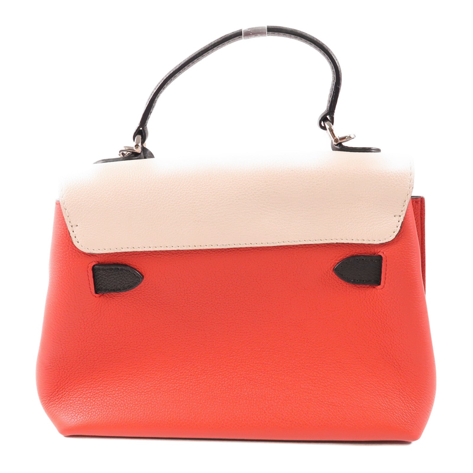 LOUIS VUITTON LV SHW Lockme Ever BB 2way Shoulder Handbag M53950 White/Red/Black