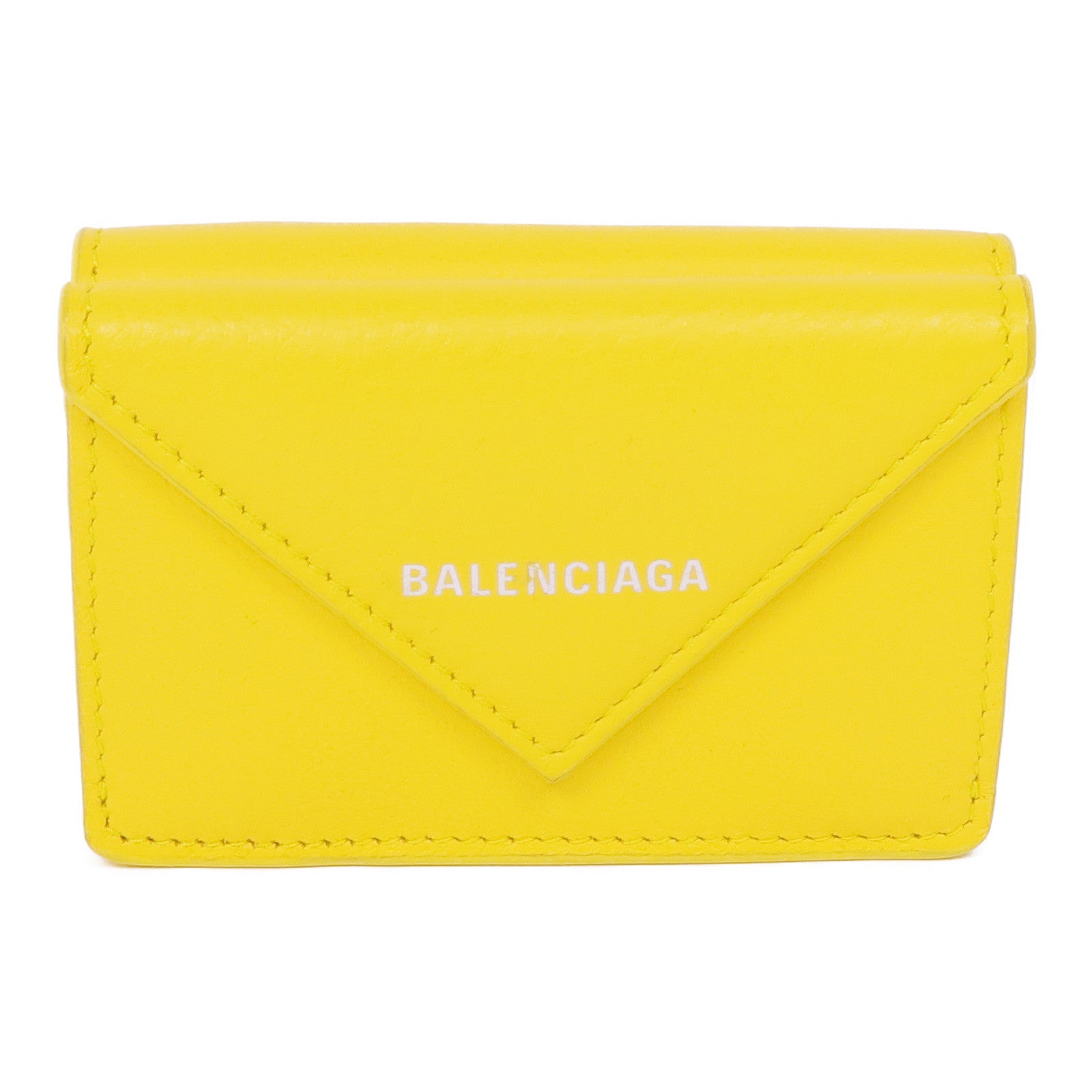 BALENCIAGA 羊皮皮革Wallet銀扣卡片套