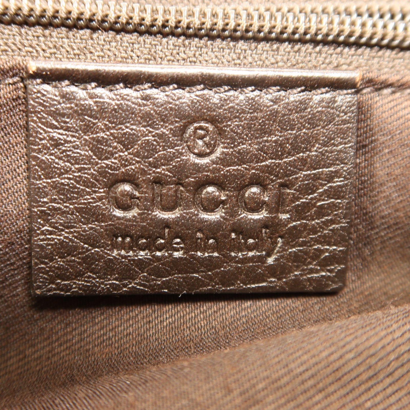 GUCCI 帆布Shoulder Bag金扣肩背袋