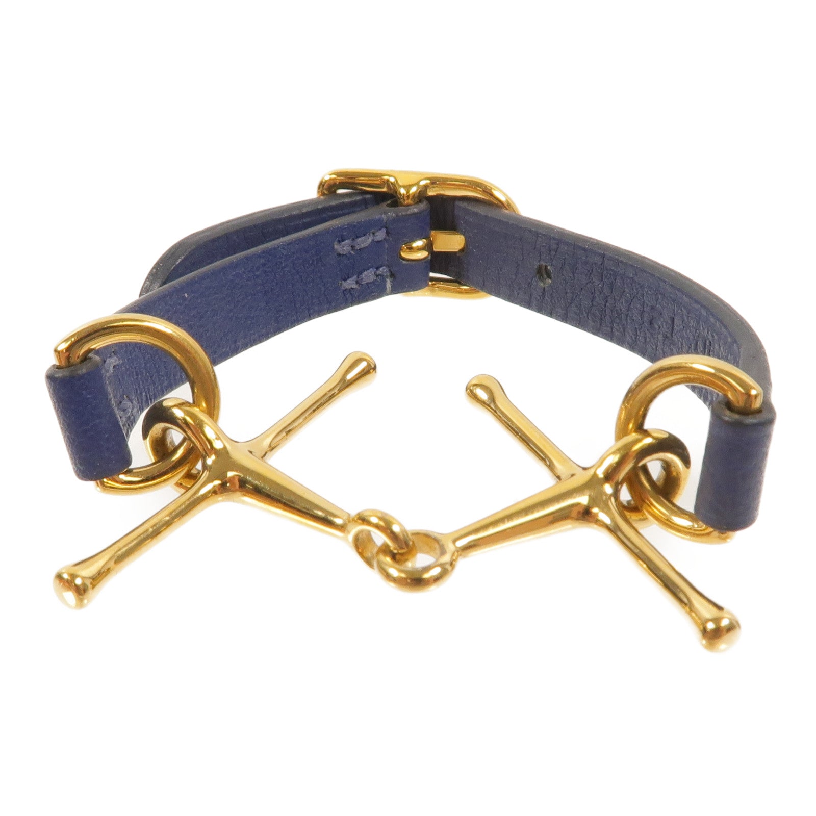 HERMES 羊皮皮革Mors Bracelet手鏈