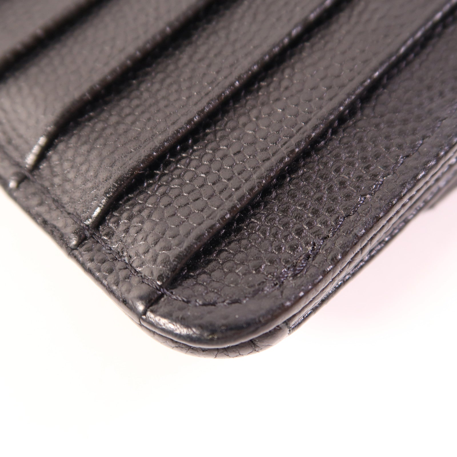 CHANEL 牛皮皮革Card Case金扣卡片套