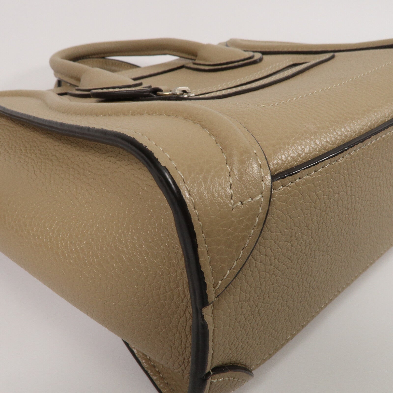 CELINE 牛皮皮革Nano Luggage手挽肩背兩用袋