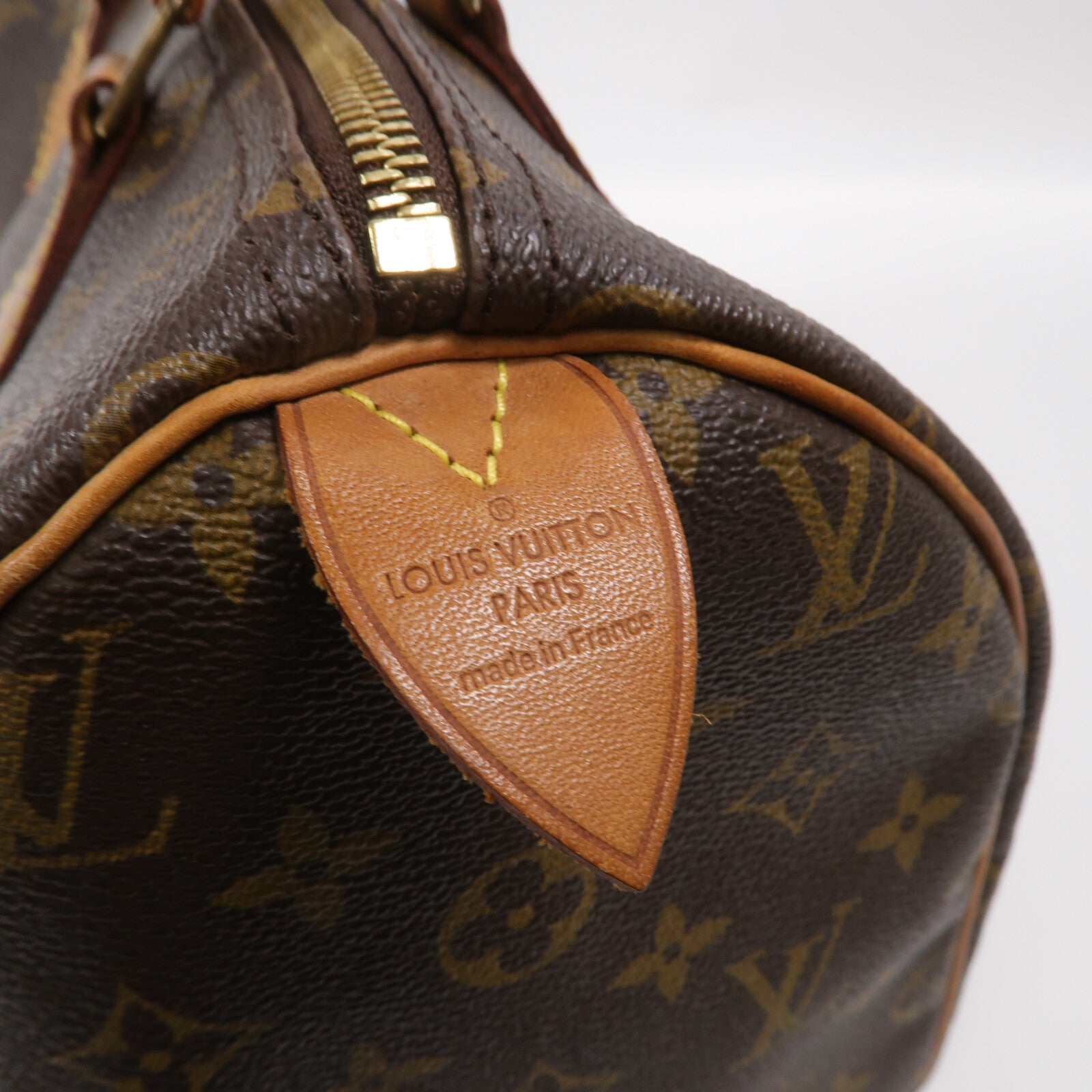 LOUIS VUITTON Monogram Speedy 30金扣手挽袋