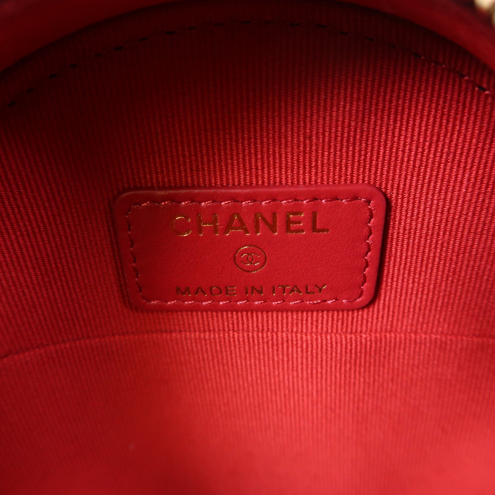 CHANEL CC GHW Chain Shoulder Bag Leather Black
