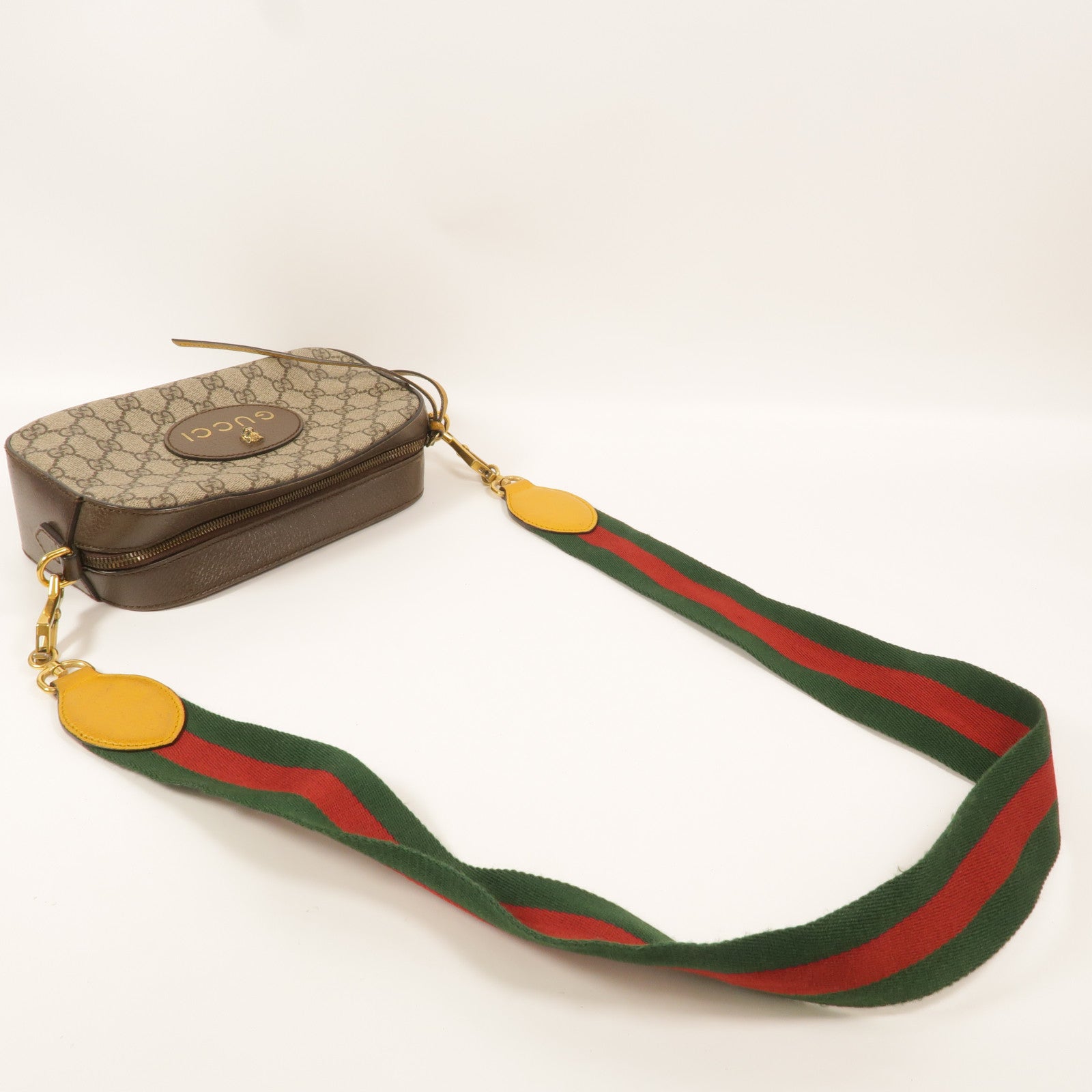 GUCCI 塗層帆布Neo Vintage GG Supreme肩背袋