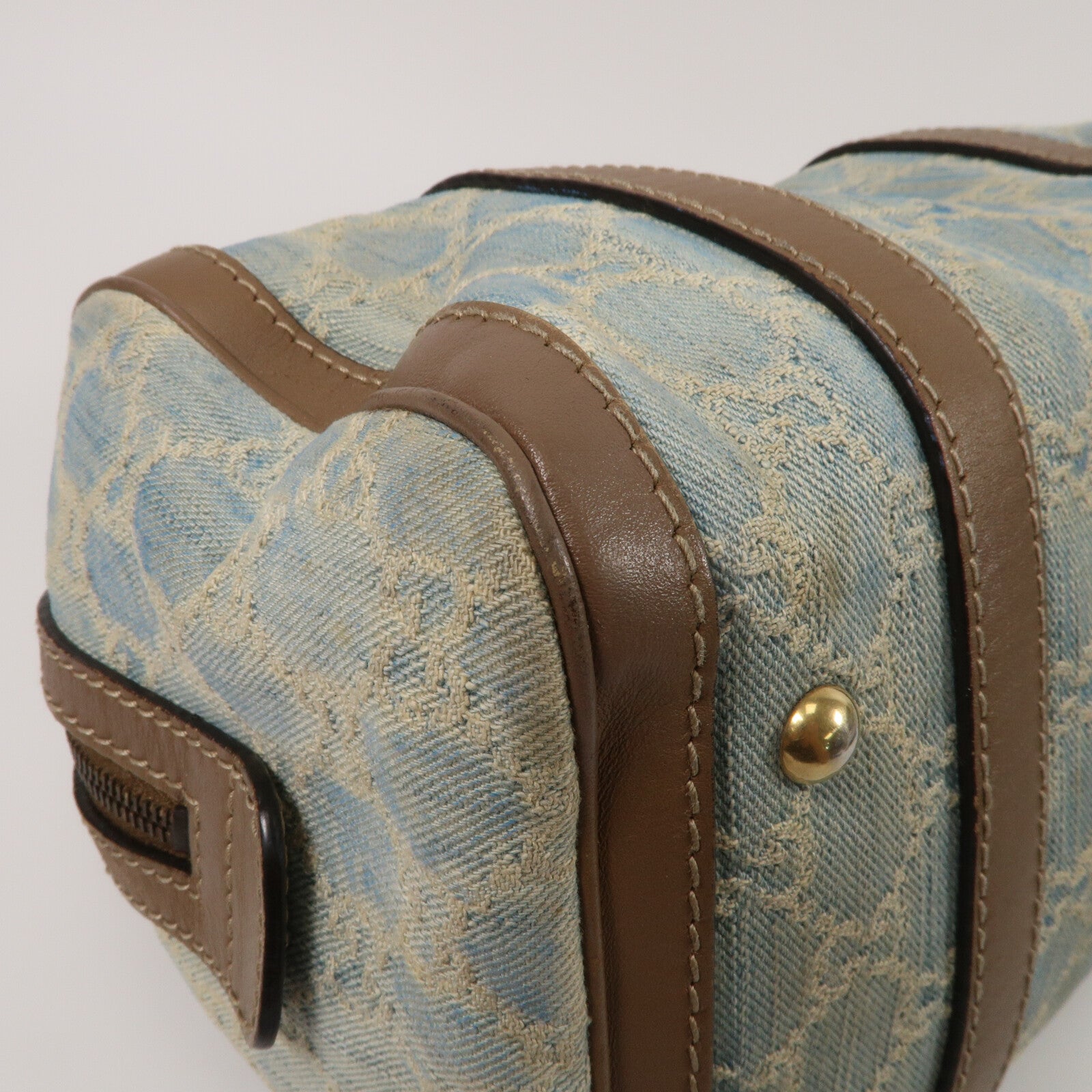 GUCCI 牛仔布Boston Bag手挽袋