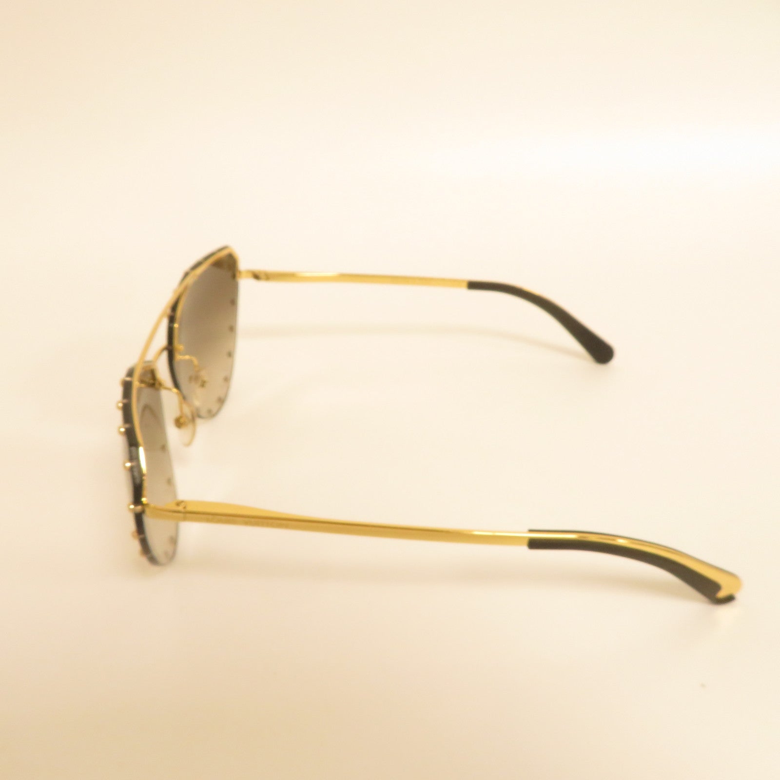 LOUIS VUITTON 【激減優惠】金屬/PVC Sunglasses太陽眼鏡啡色/金色