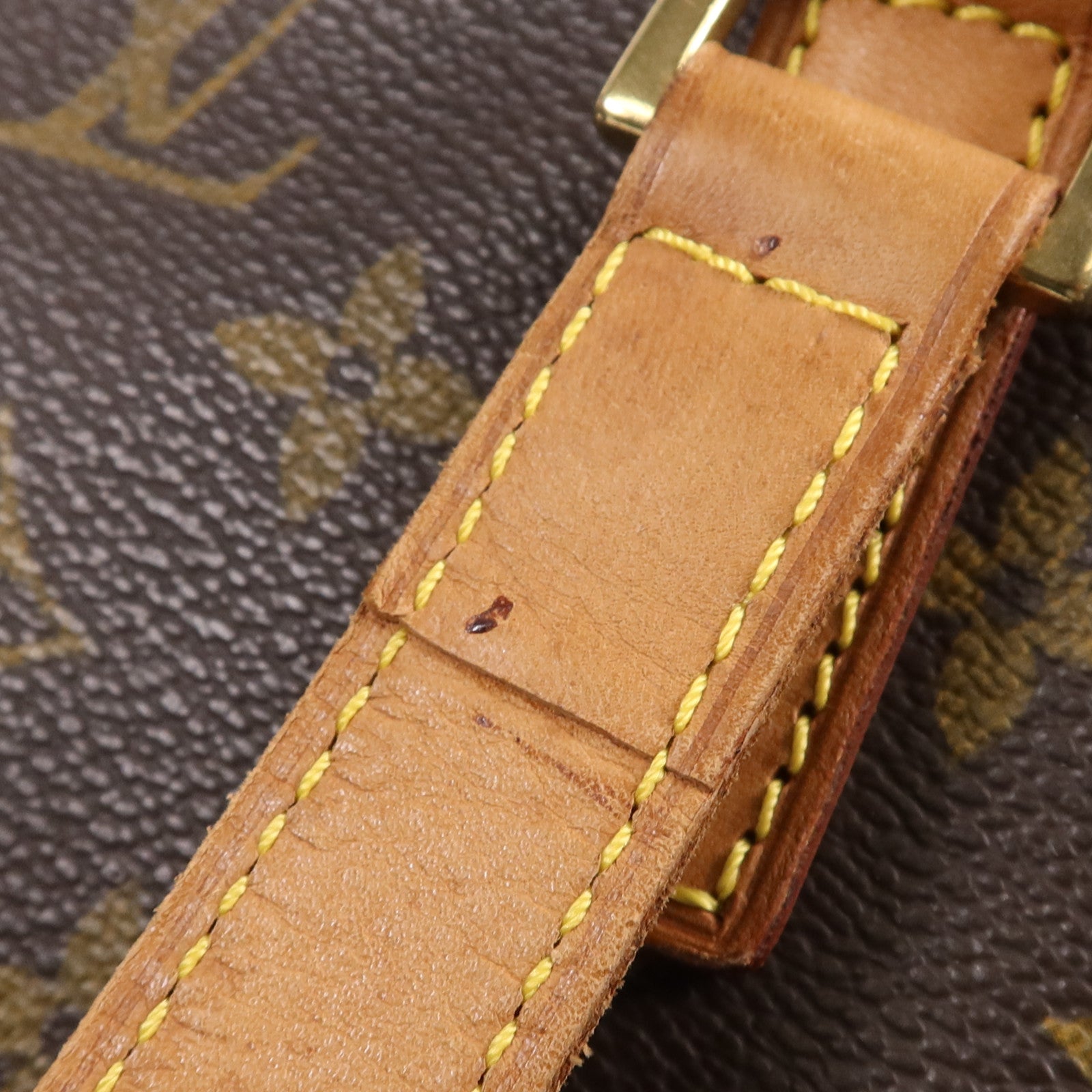 LOUIS VUITTON Monogram Cabas Mezzo金扣肩背袋