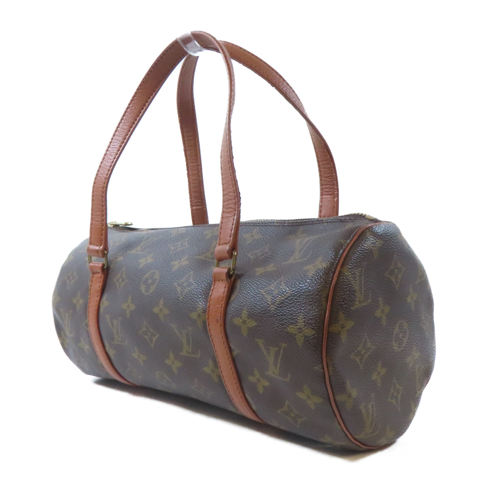 LOUIS VUITTON 【激減優惠】Monogram Papillon 30金扣手挽袋啡色
