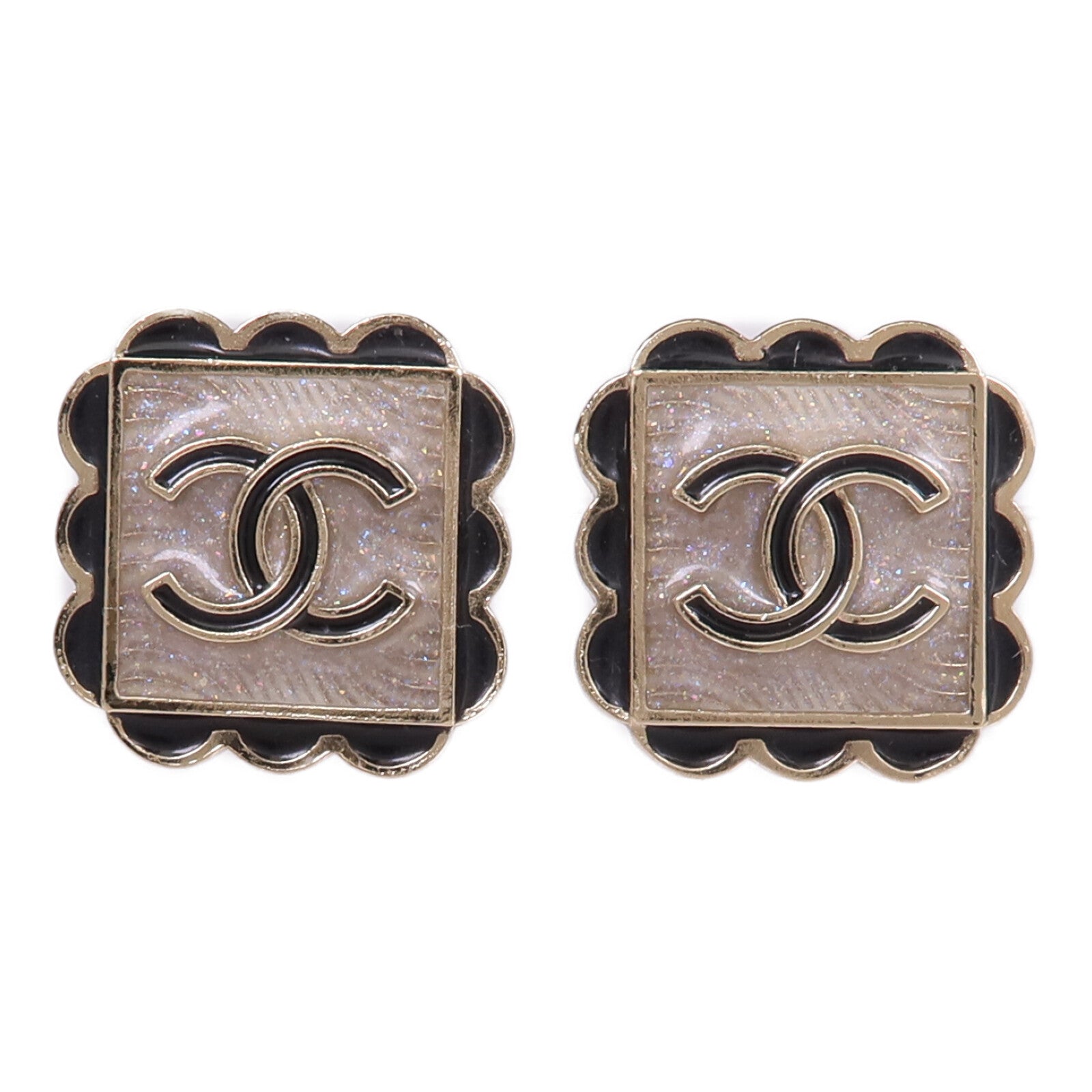CHANEL PVC/金屬Earrings耳環