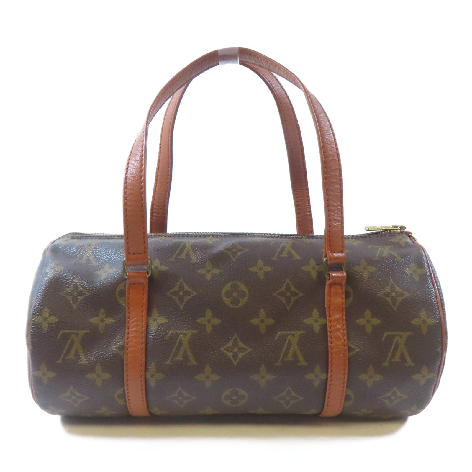 LOUIS VUITTON 【激減優惠】Monogram Papillon 30金扣手挽袋啡色