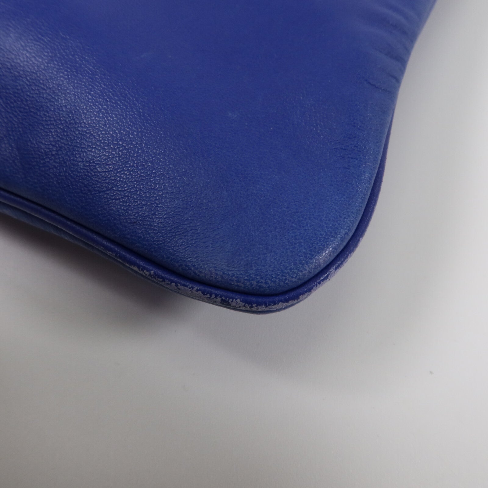 HERMES Swift皮革Aline Mini肩背袋Bleu Electrique