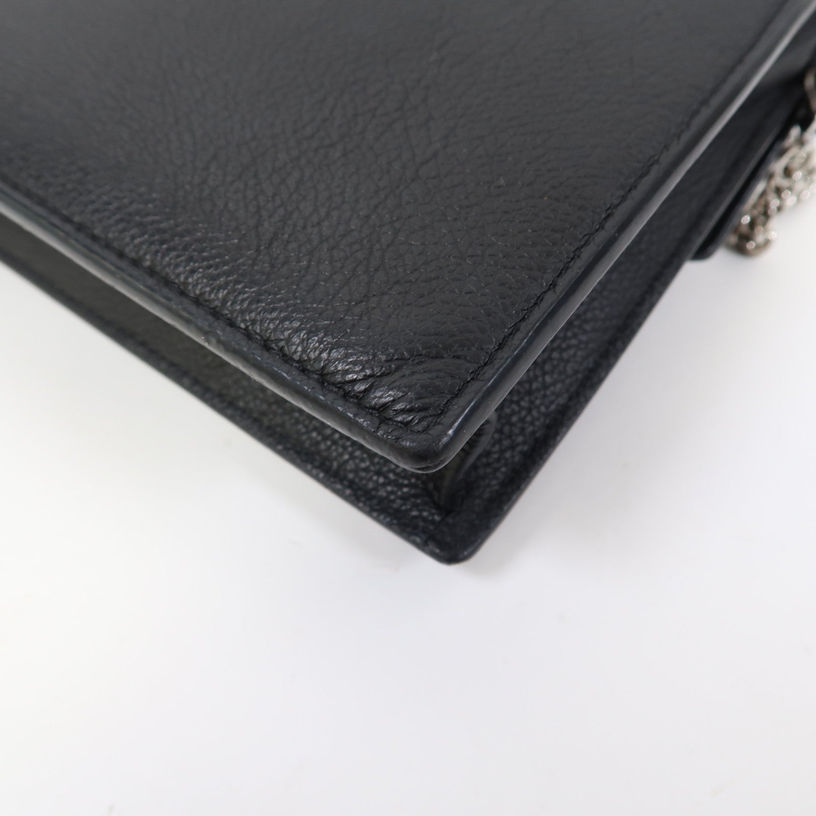 LOUIS VUITTON 【激減優惠】牛皮皮革Mylockme Chain Pochette銀扣鏈帶肩背袋黑色