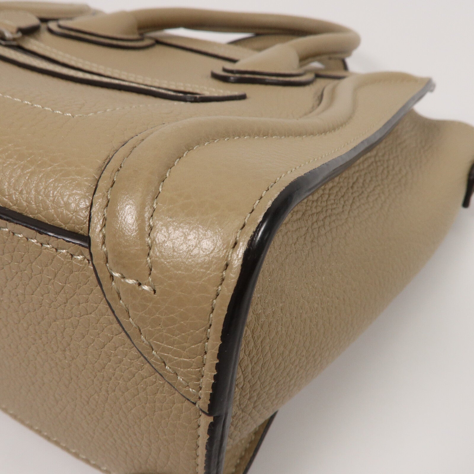 CELINE 牛皮皮革Nano Luggage手挽肩背兩用袋