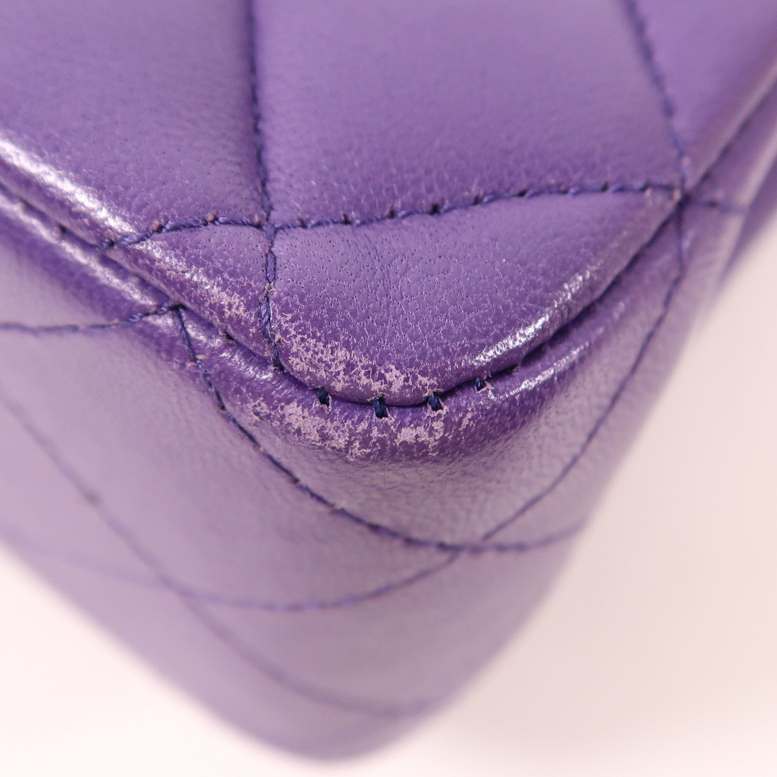 CHANEL 牛皮皮革Classic 25銀扣鏈帶肩背袋