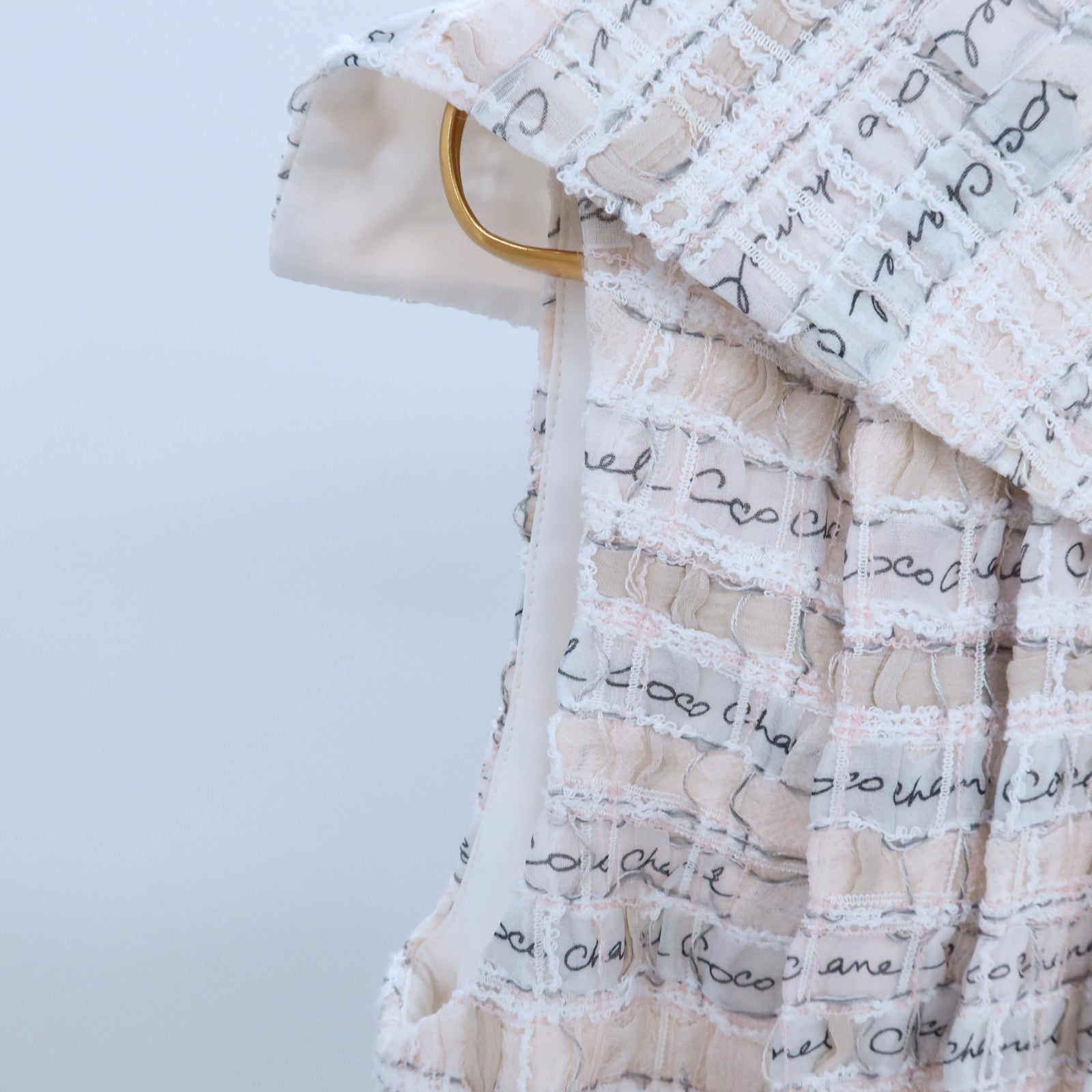 CHANEL Silk/Cotton Tweed Vest上衣