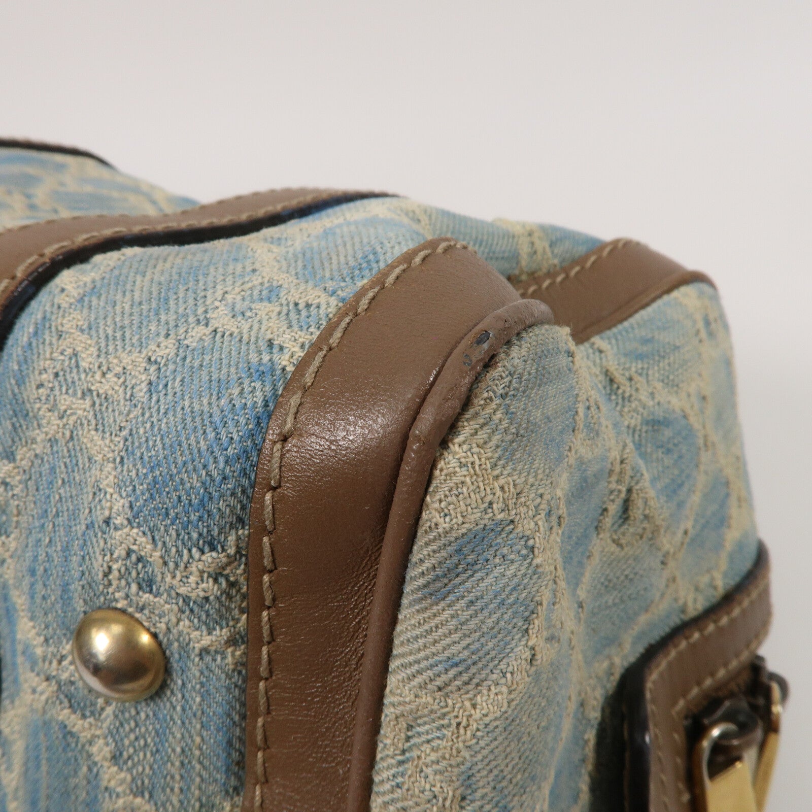 GUCCI 牛仔布Boston Bag手挽袋