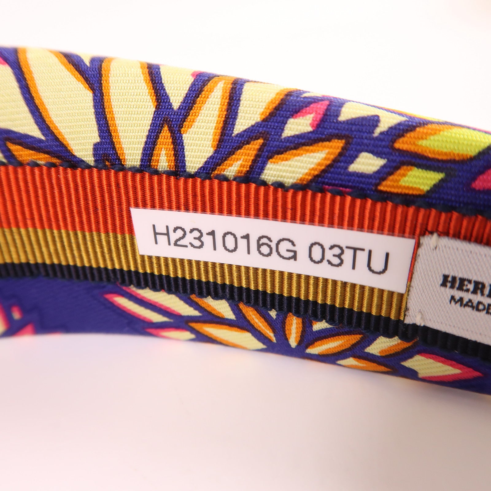 HERMES Hair Band Accessories Silk Multicolor