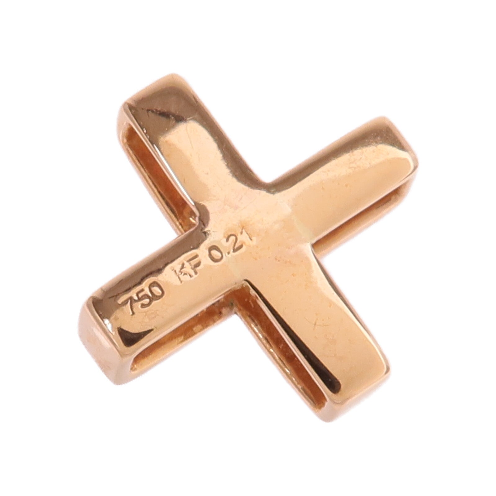 JEWELRY 【激減優惠】18K玫瑰金Diamond Pendant Top鑽石吊墜
