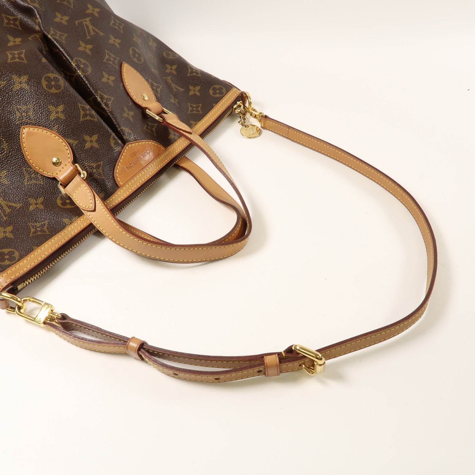 LOUIS VUITTON 【激減優惠】Monogram Palermo PM金扣手挽肩背兩用袋啡色