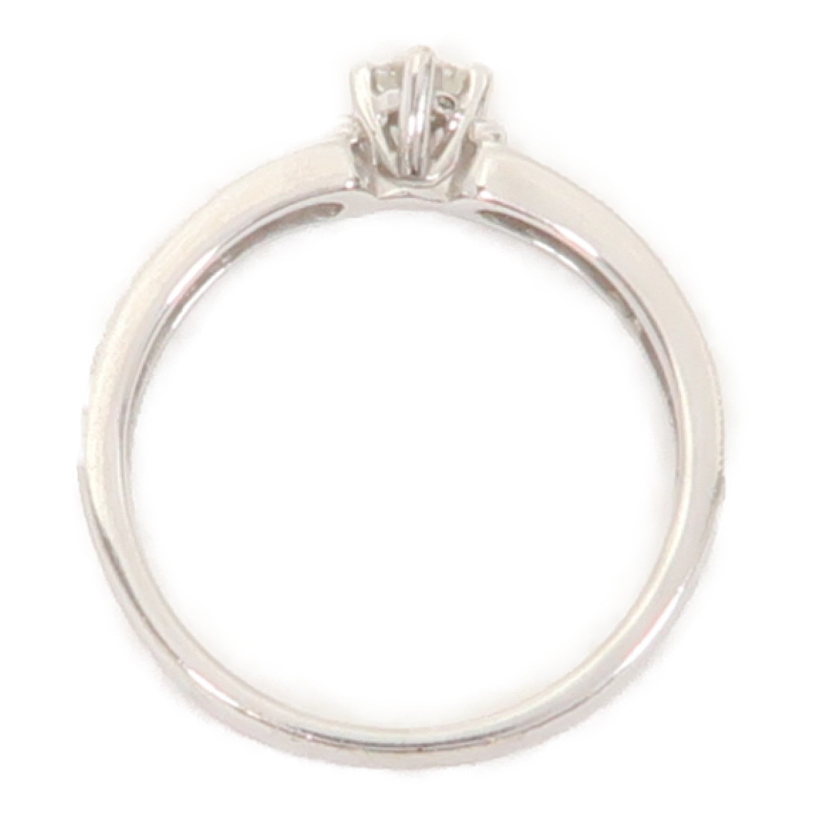 JEWELRY 【激減優惠】18K白金Diamond Ring 0.11ct鑽石戒指US#6
