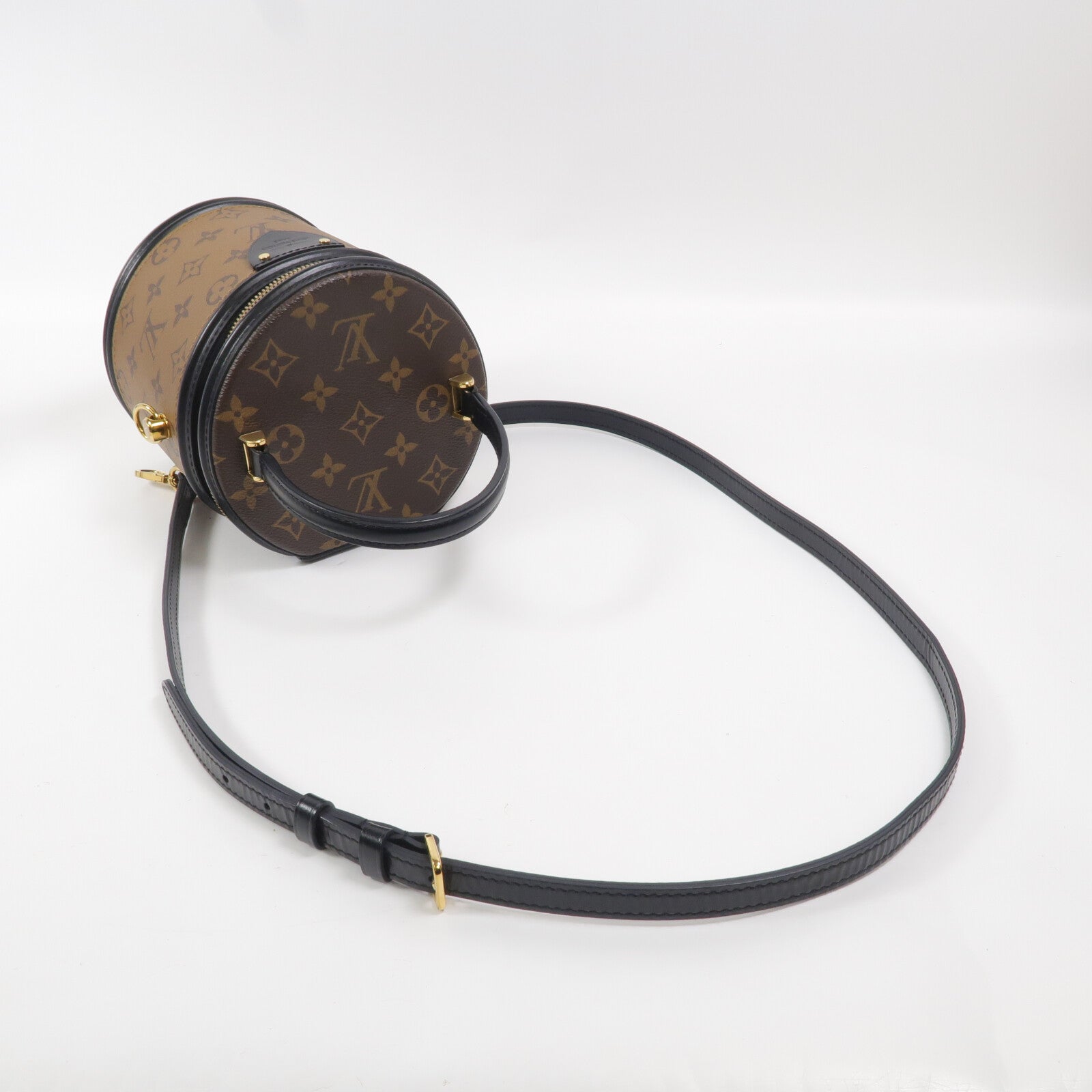 LOUIS VUITTON Monogram Reverse Cannes手挽肩背兩用袋