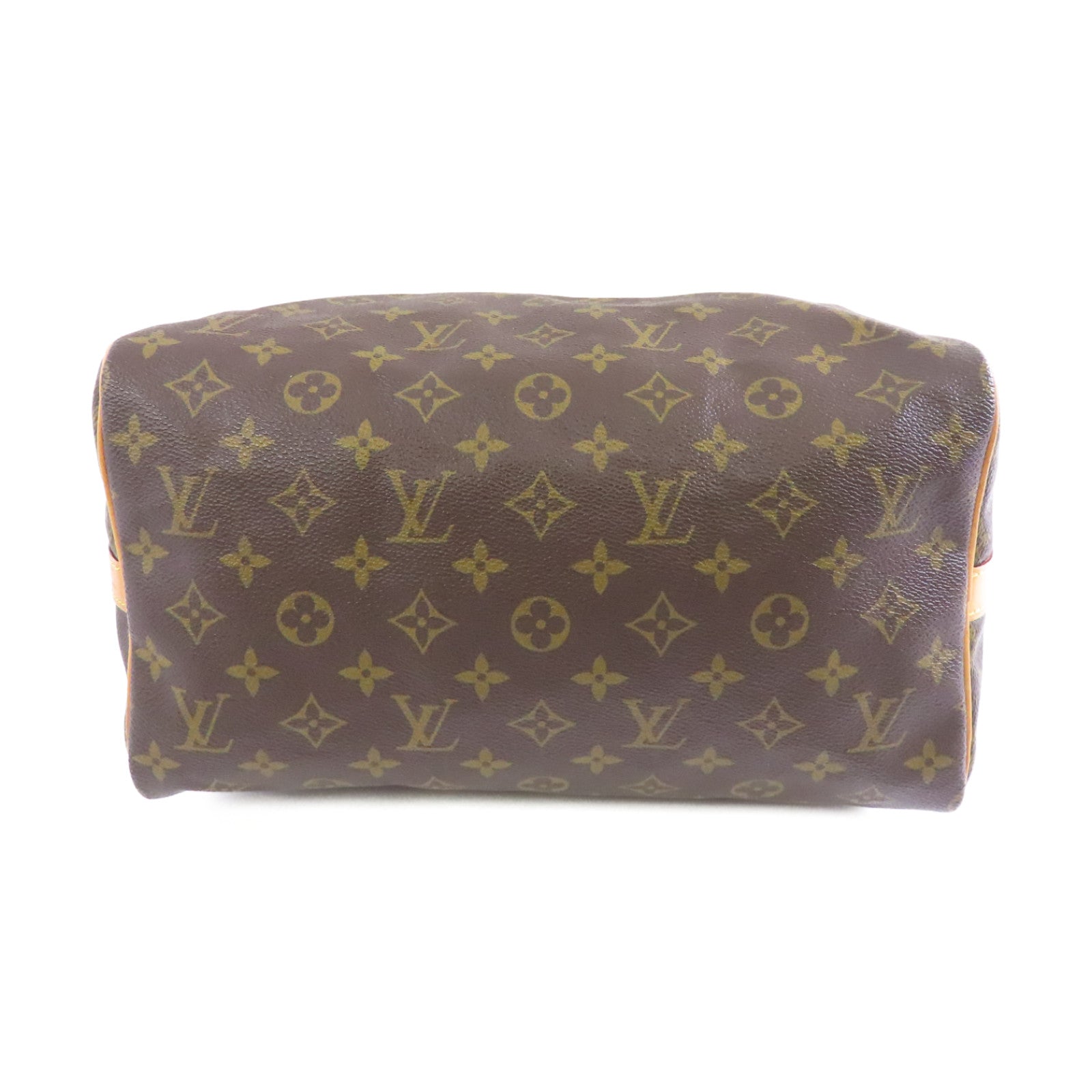LOUIS VUITTON Monogram Speedy Bandouliere 30金扣手挽肩背兩用袋啡色