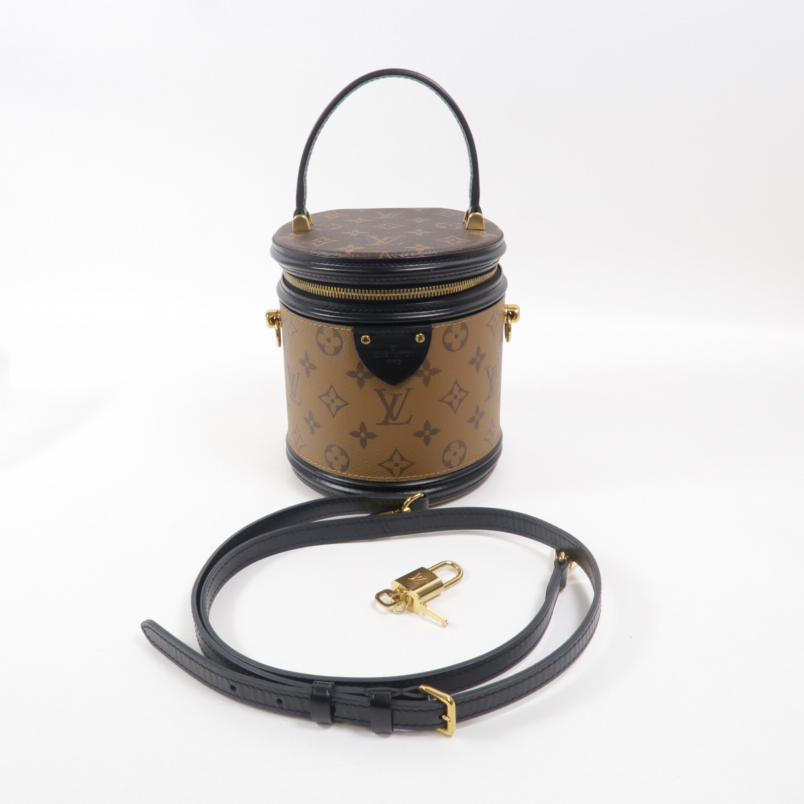 LOUIS VUITTON Monogram Reverse Cannes手挽肩背兩用袋