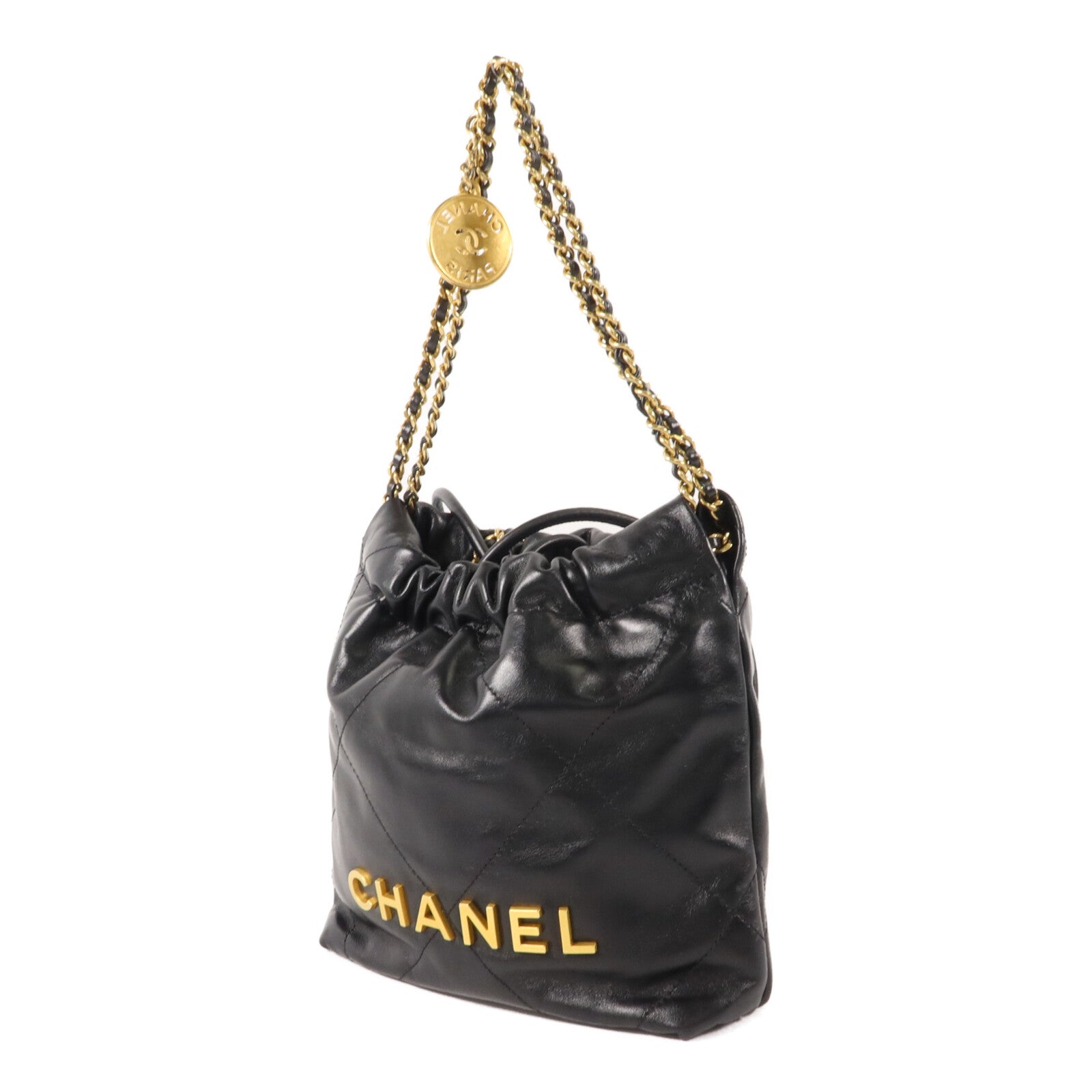 CHANEL 牛皮皮革Chanel 22 Mini手挽肩背兩用袋