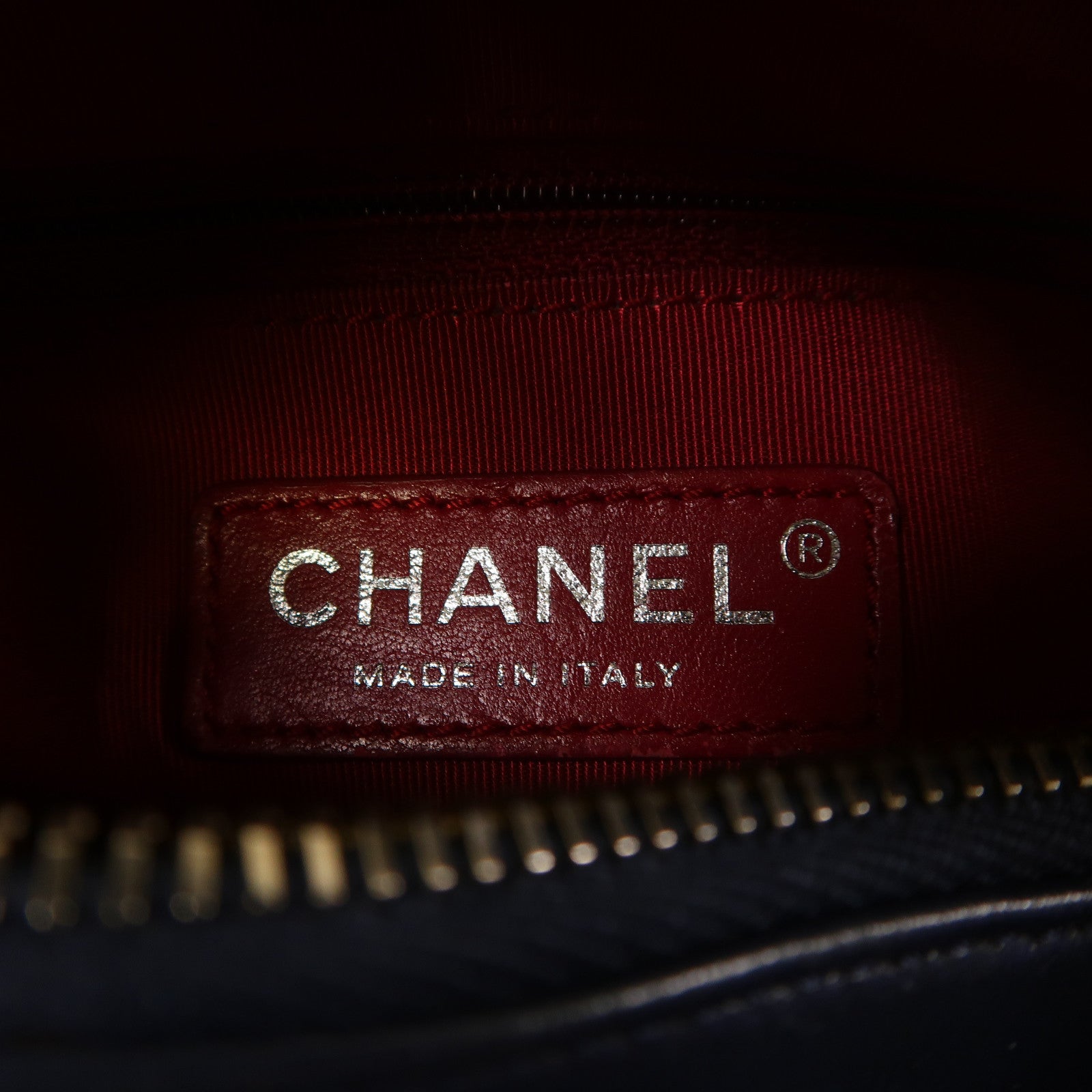 CHANEL (PRICE DOWN) Quilted CC SHW Gabrielle Small Chain Shoulder Bag Calfskin Leather Blue