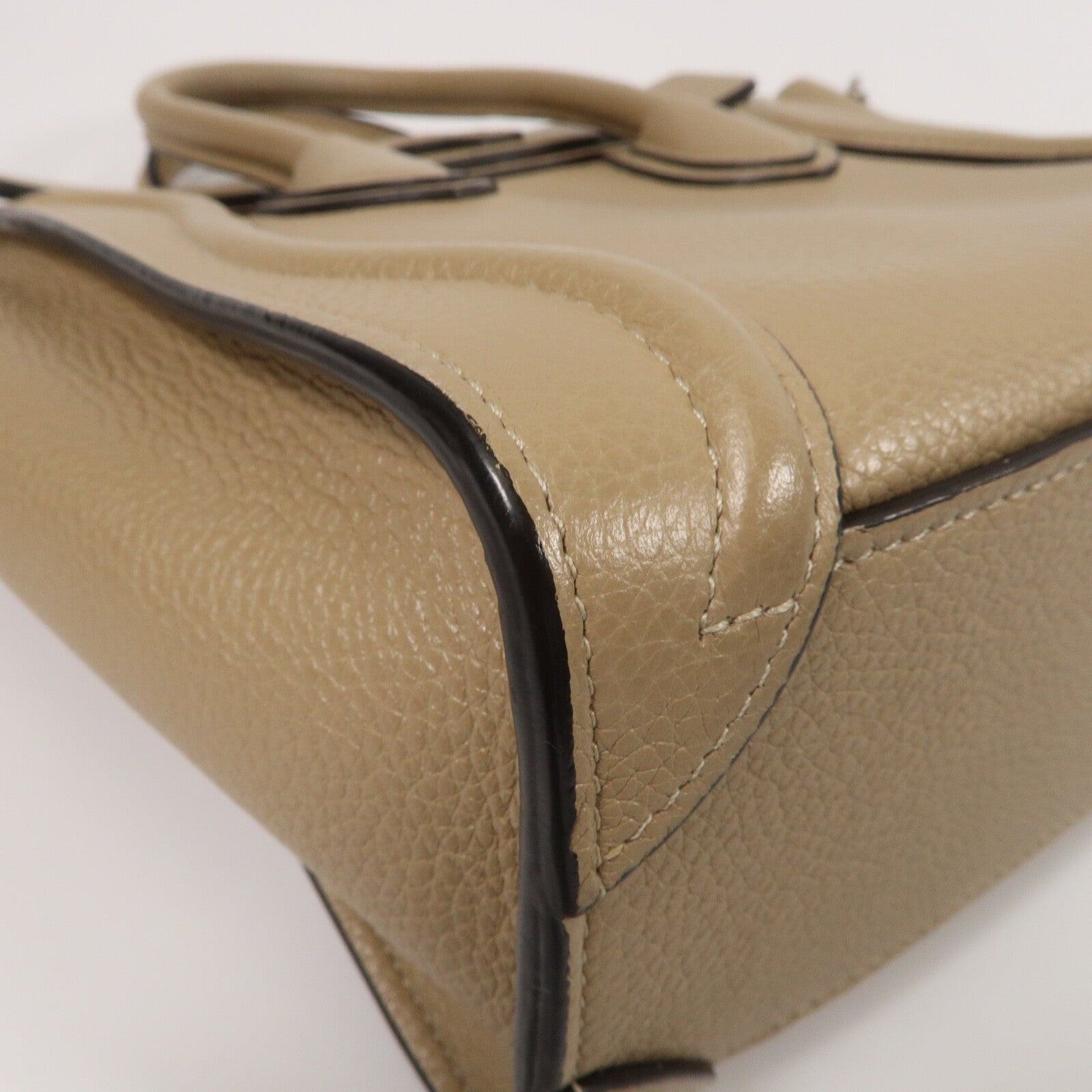 CELINE 牛皮皮革Nano Luggage手挽肩背兩用袋