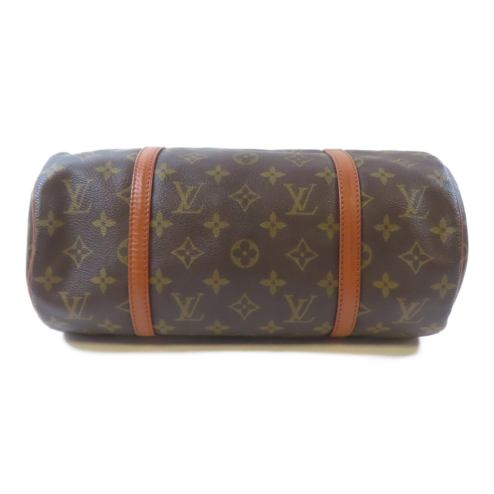 LOUIS VUITTON 【激減優惠】Monogram Papillon 30金扣手挽袋啡色