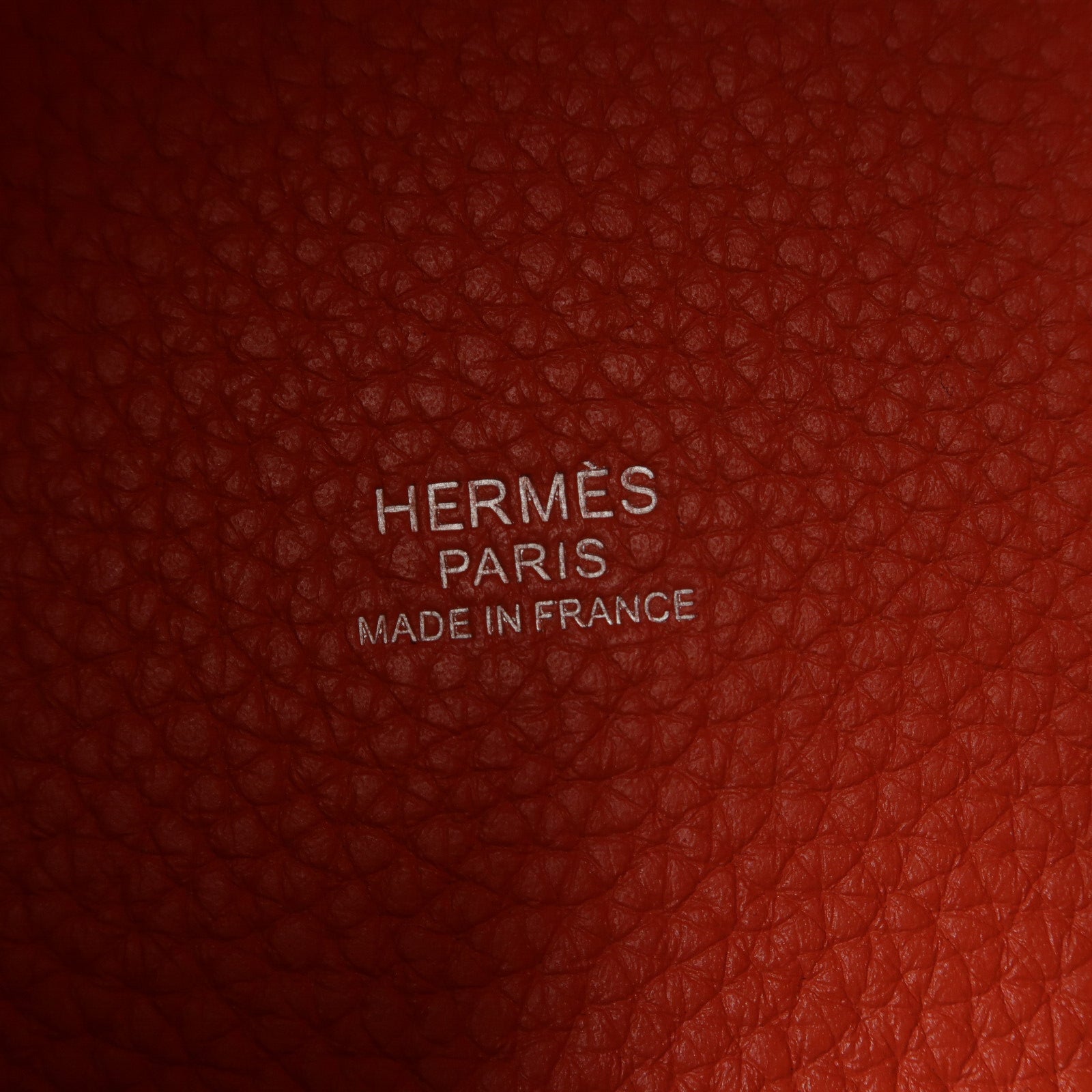 HERMES Clemence皮革Picotin PM手挽袋Rouge Pivoine