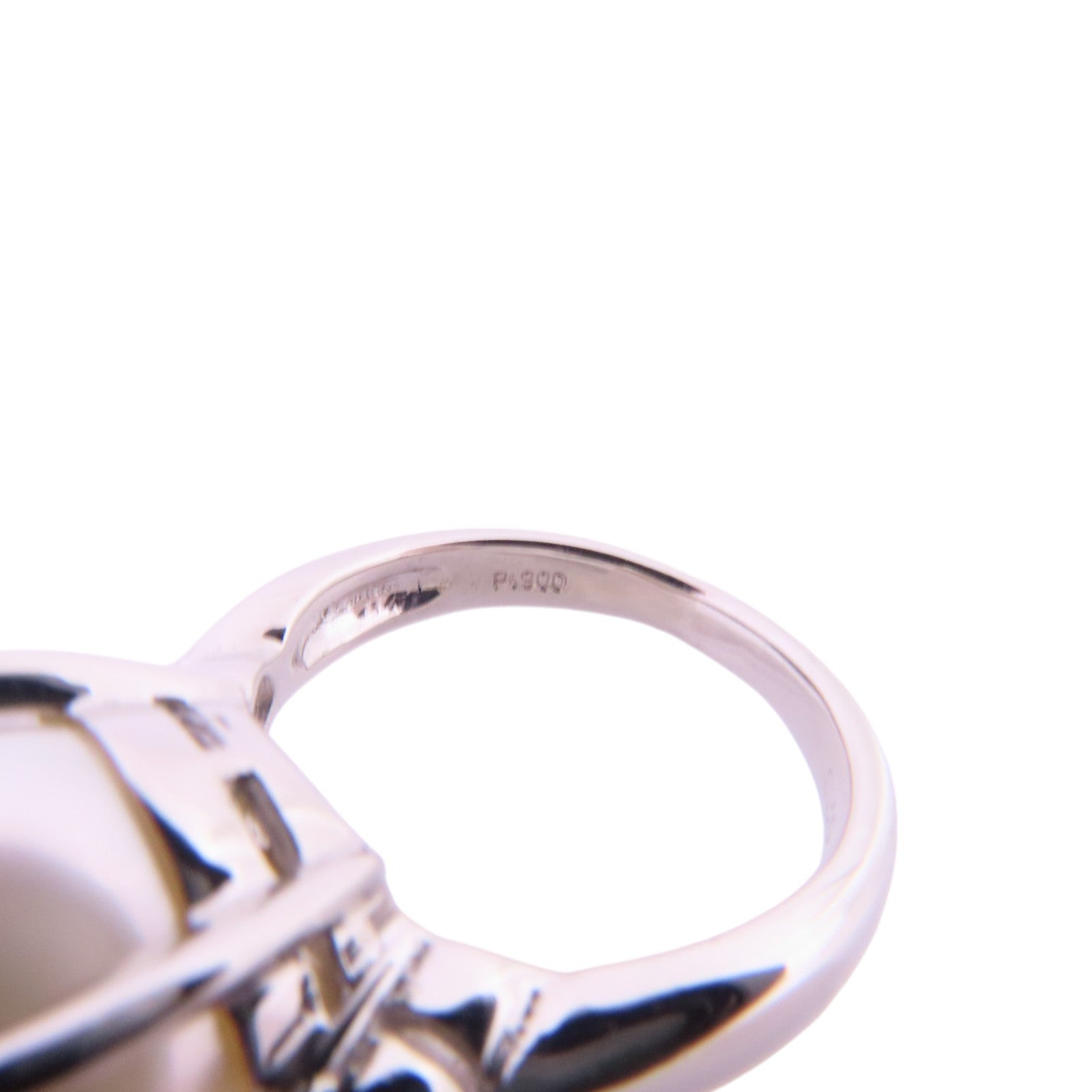 JEWELRY Pearl Diamond Ring Precept US#6 PT900 Platinum
