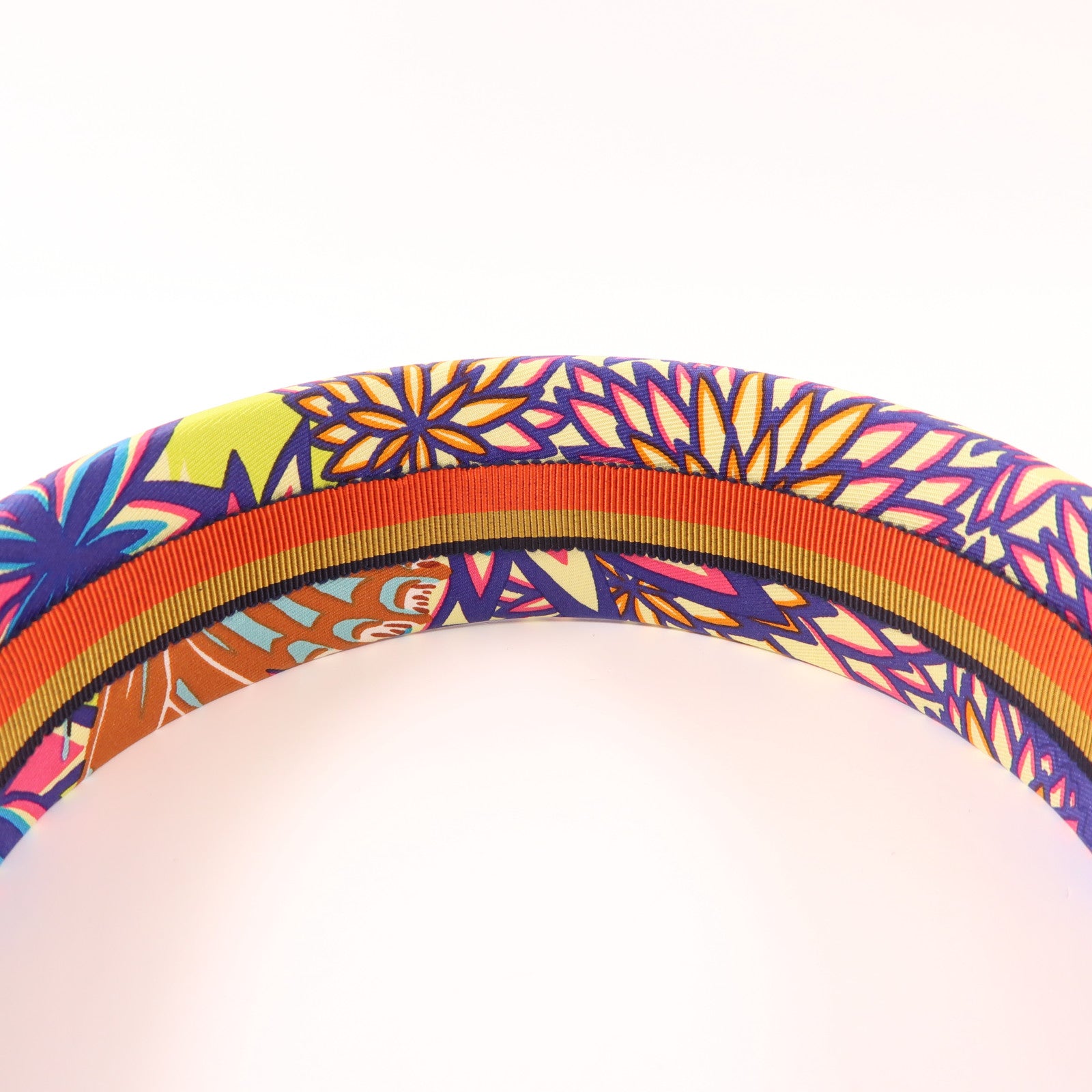 HERMES Hair Band Accessories Silk Multicolor