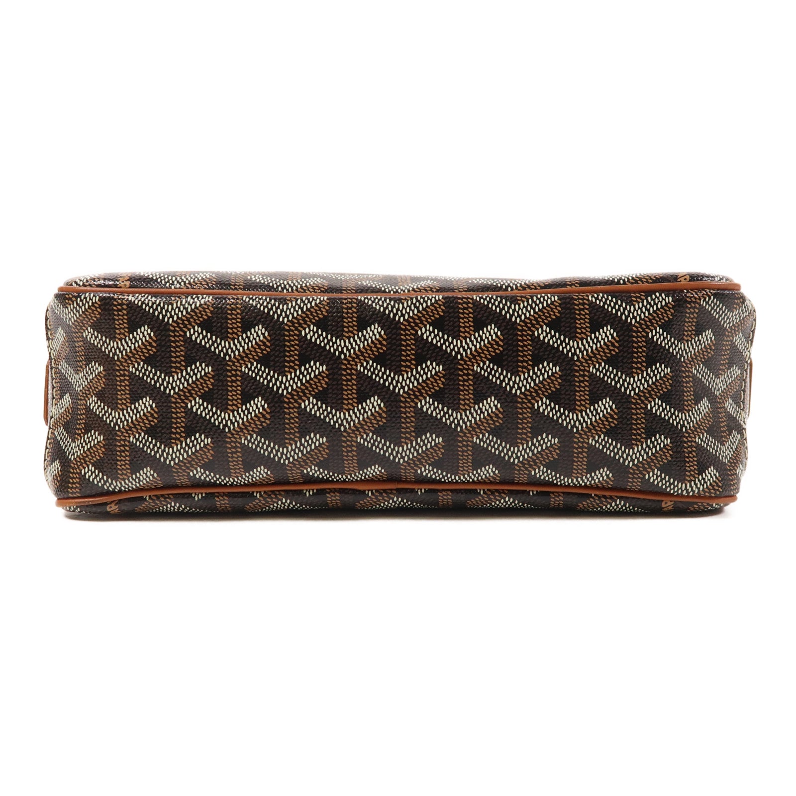 GOYARD 塗層帆布Sac Cap Vert PM銀扣肩背袋