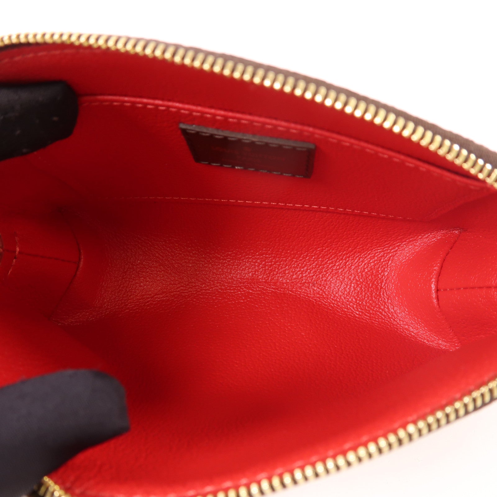 LOUIS VUITTON Damier Make Up Bag PM金扣化妝袋