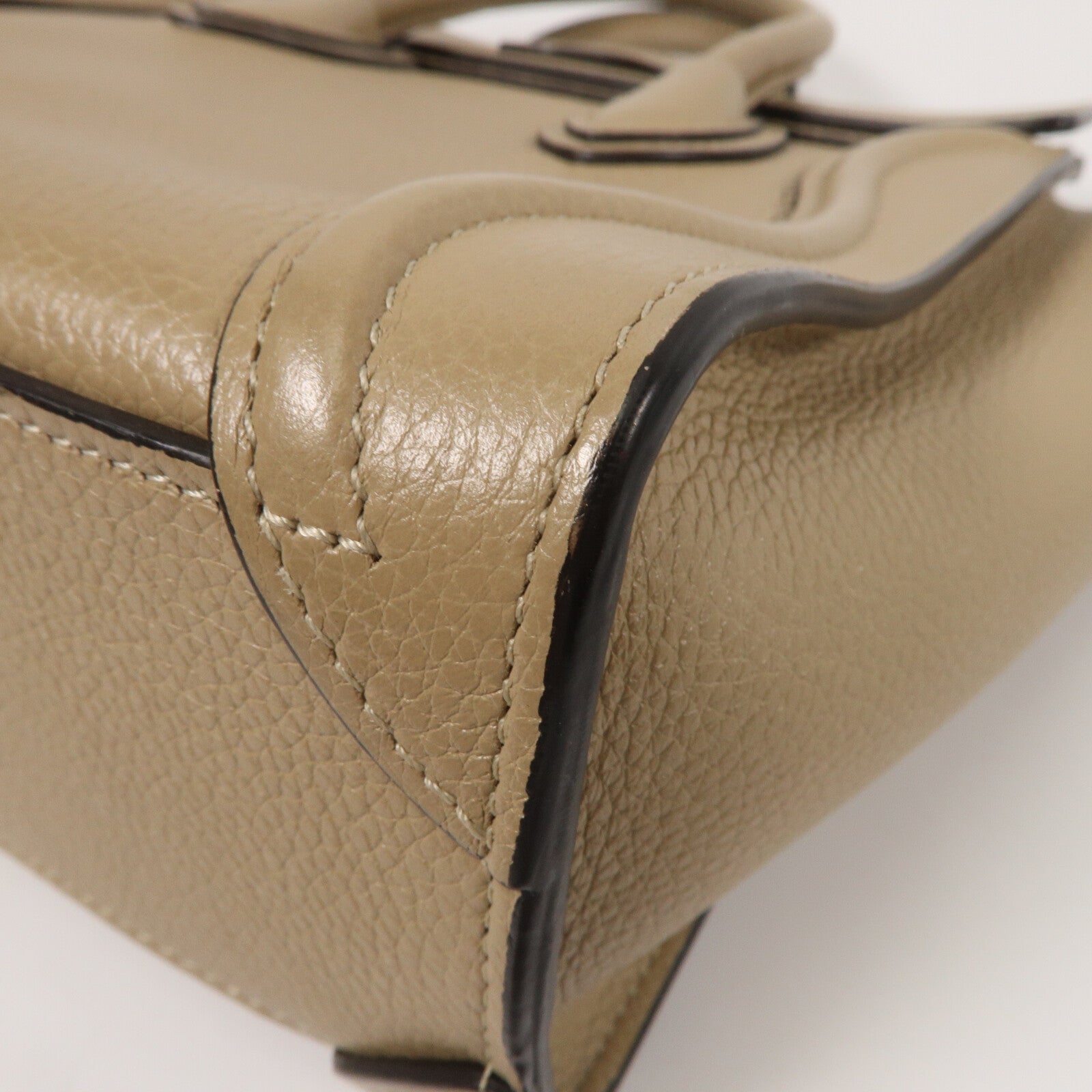CELINE 牛皮皮革Nano Luggage手挽肩背兩用袋