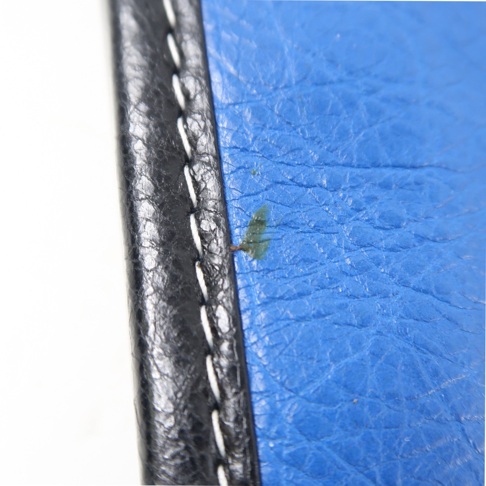 BALENCIAGA 【激減優惠】牛皮皮革Clutch銀扣手拿包藍色/黑色/白色