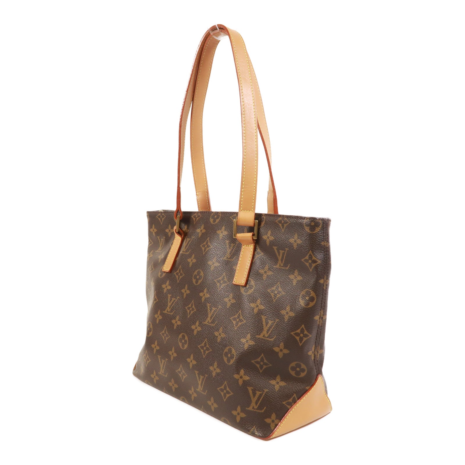 LOUIS VUITTON Monogram Cabas Piano金扣肩背袋