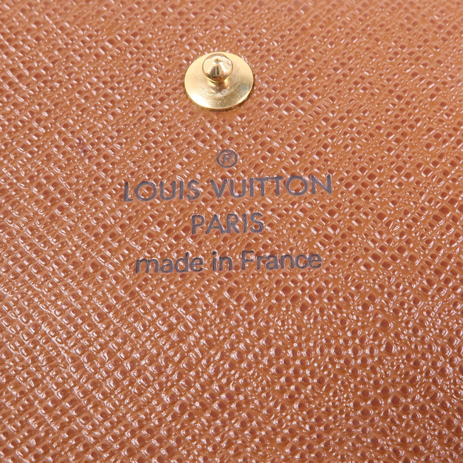 LOUIS VUITTON Monogram Portefeuille Elise Wallet金扣錢包