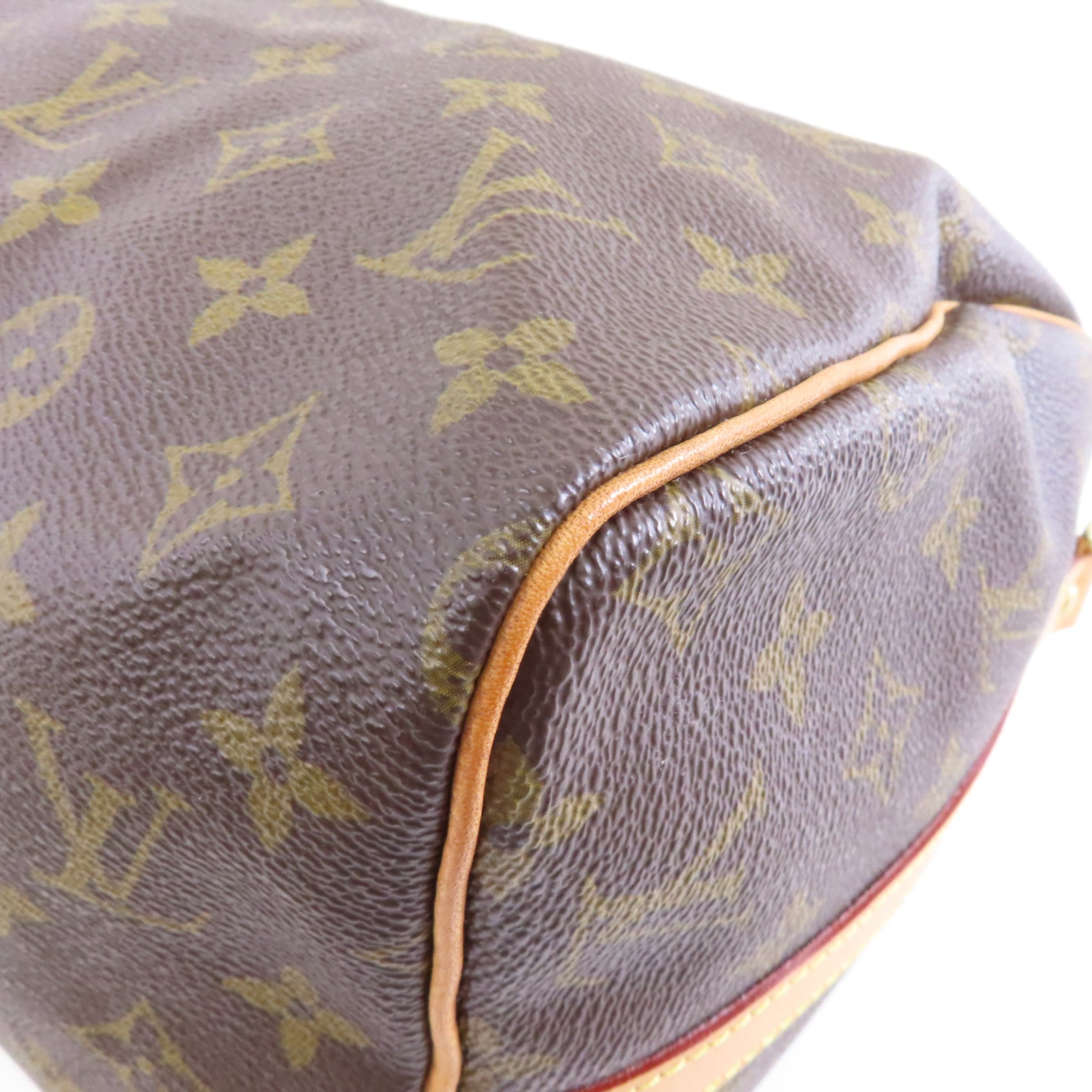 LOUIS VUITTON Monogram Speedy Bandouliere 30金扣手挽肩背兩用袋啡色