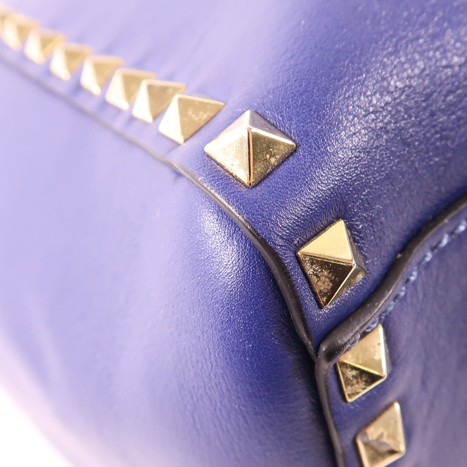 Valentino 【激減優惠】牛皮皮革2 Way Shoulder金扣手挽肩背兩用袋