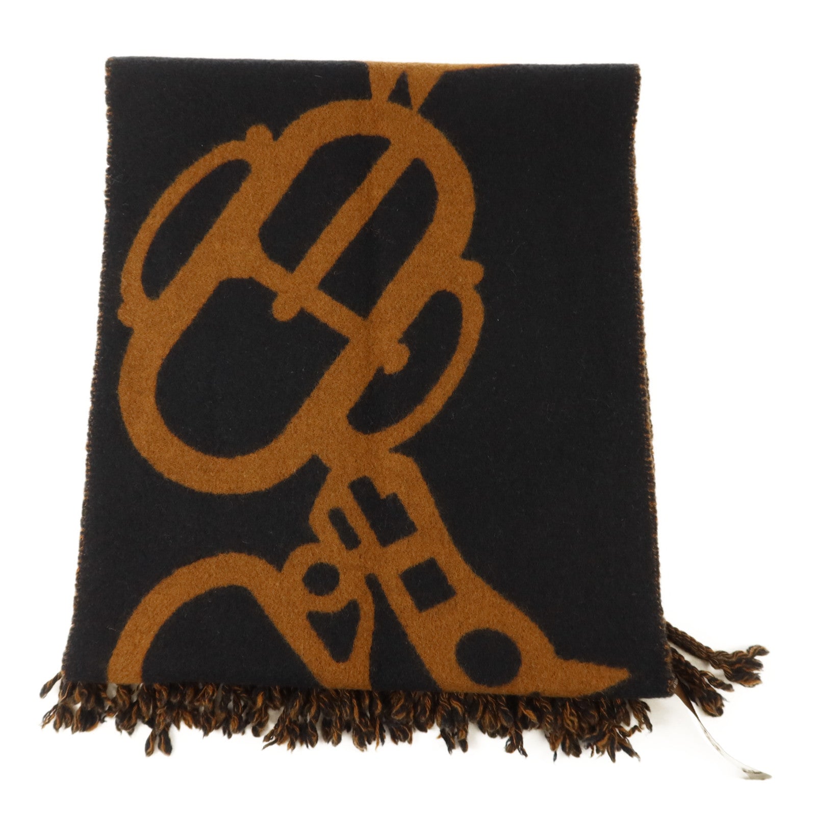 HERMES 羊絨Scarf頸巾Caramel