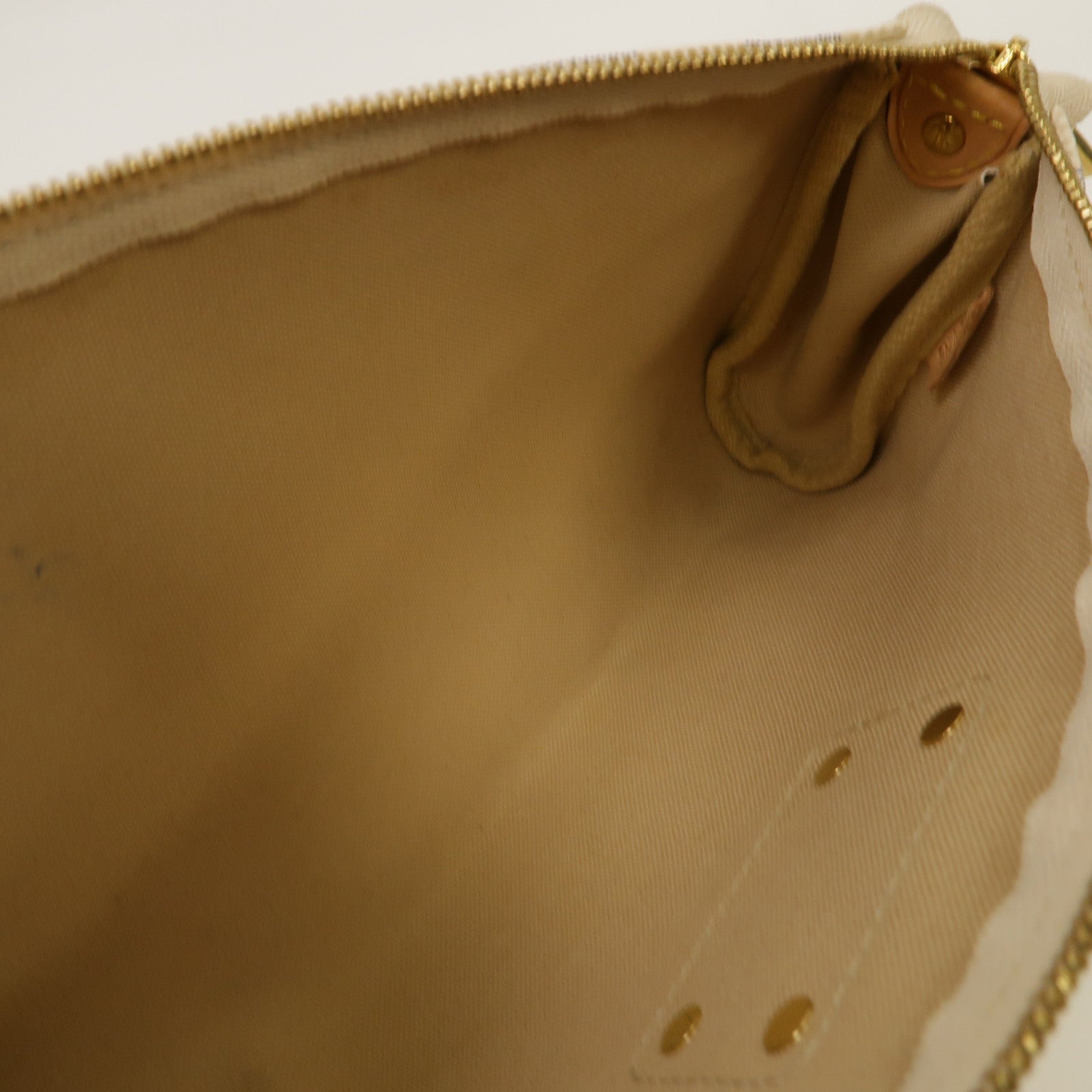 LOUIS VUITTON Damier Azur Eva金扣手挽肩背兩用袋白色
