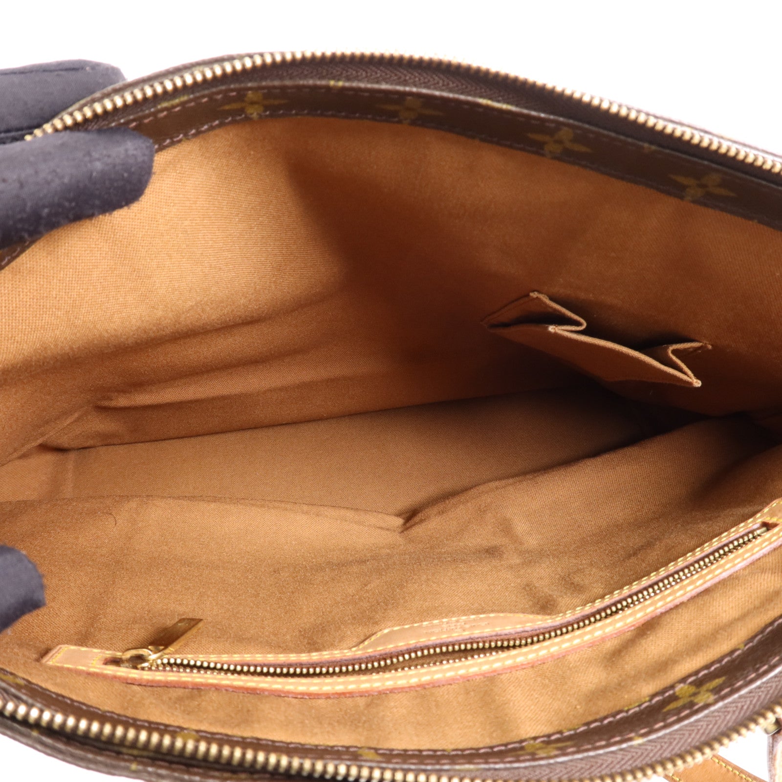 LOUIS VUITTON Monogram Cabas Mezzo金扣肩背袋