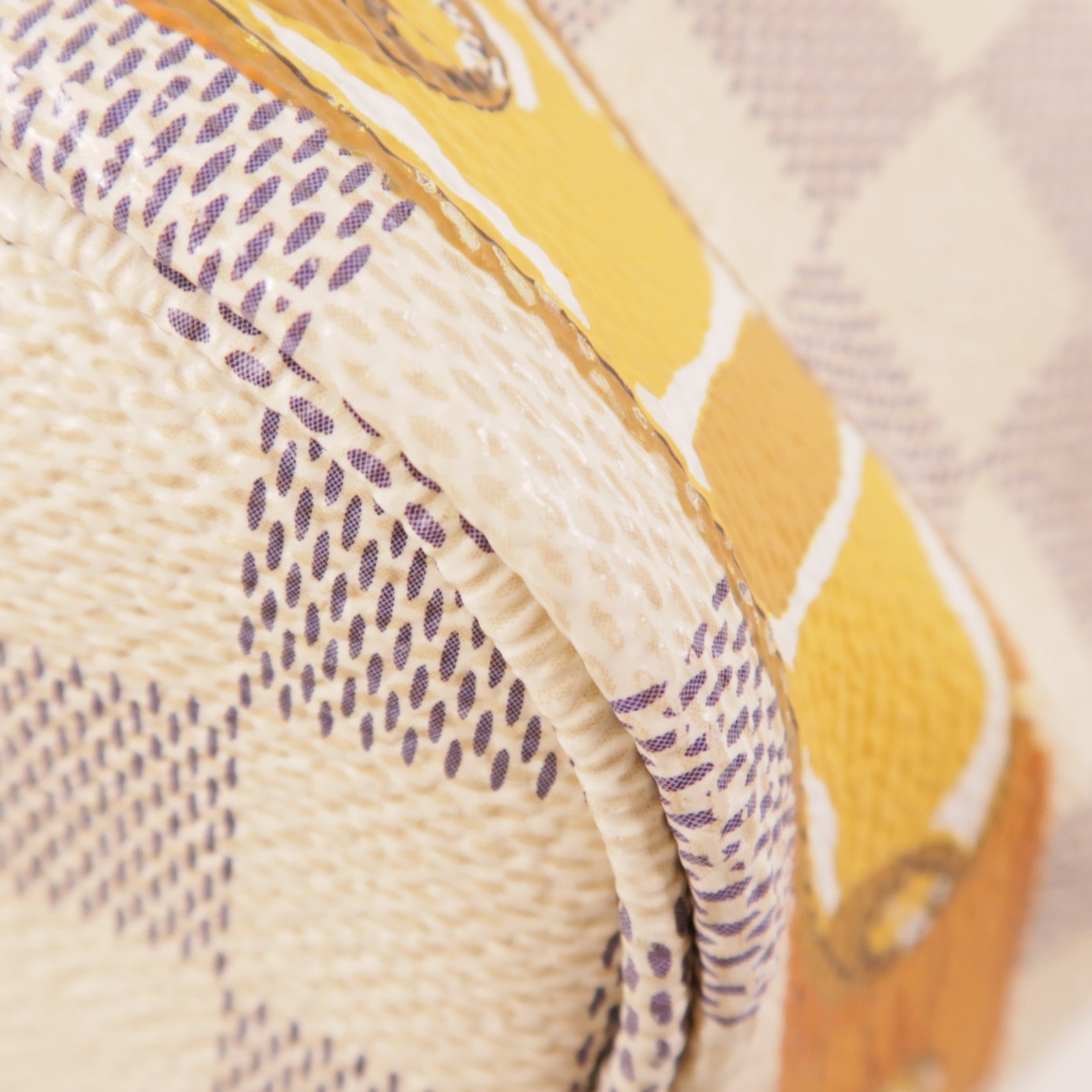 LOUIS VUITTON Damier Azur Neverfull MM金扣肩背袋